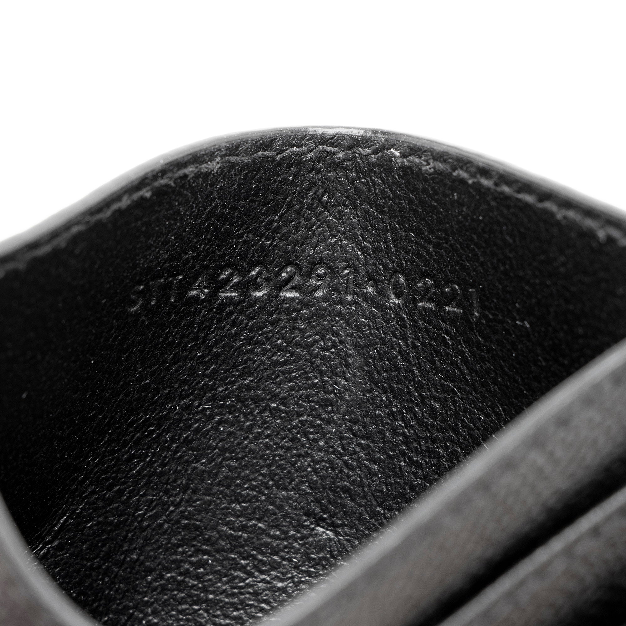 Saint Laurent Matelasse Grain de Poudre Monogram Card Case
