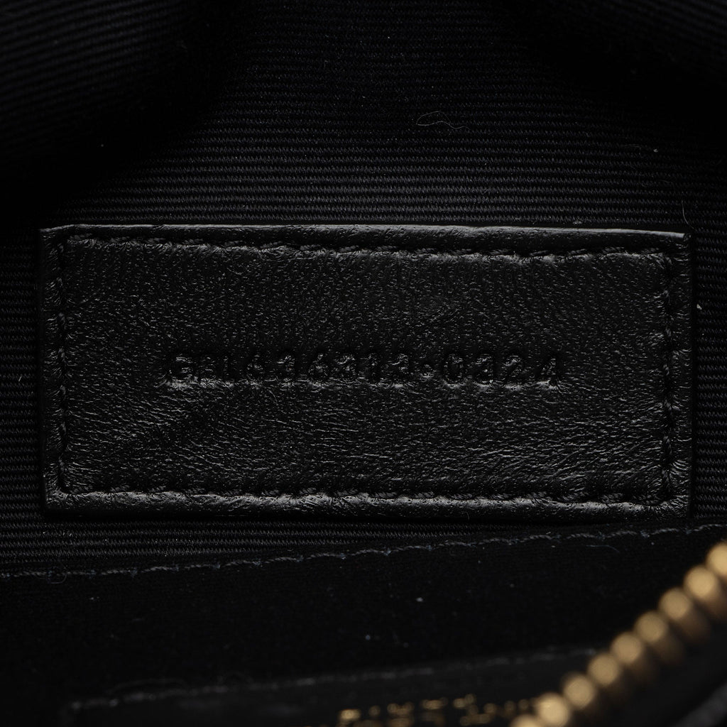 Saint Laurent Matelasse Grain de Poudre Monogram Cassandra Large Pouch (SHF-O12zWn)