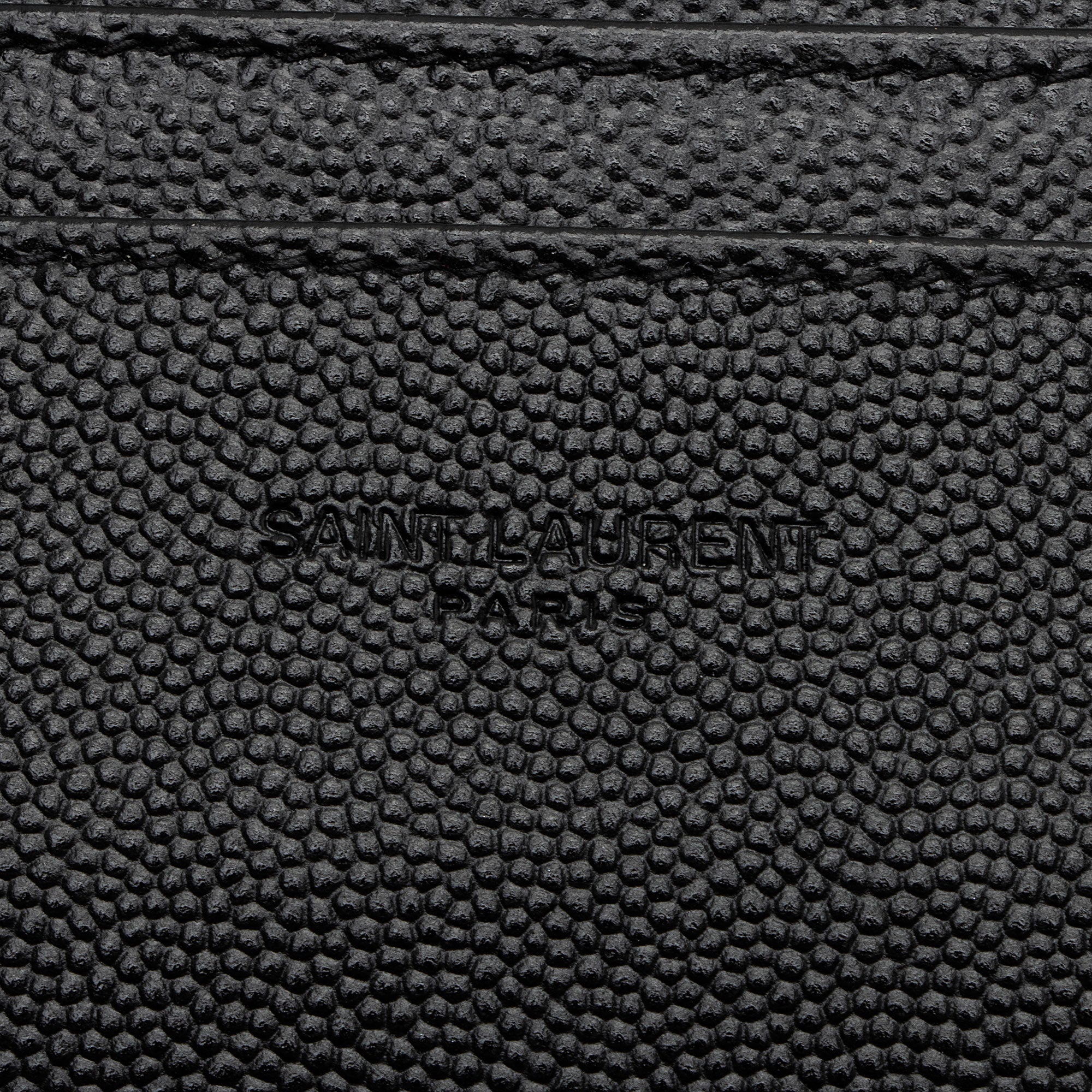 Saint Laurent Matelasse Grain de Poudre Monogram Cassandra Large Pouch (SHF-O12zWn)
