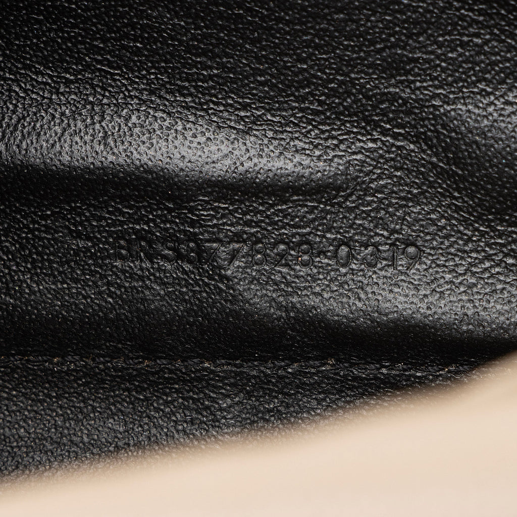 Saint Laurent Matelasse Grain de Poudre Monogram Chain Wallet - FINAL SALE (SHF-Veay8o)