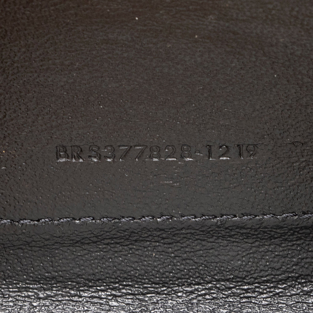 Saint Laurent Matelasse Grain de Poudre Monogram Chain Wallet (SHF-QuiirS)