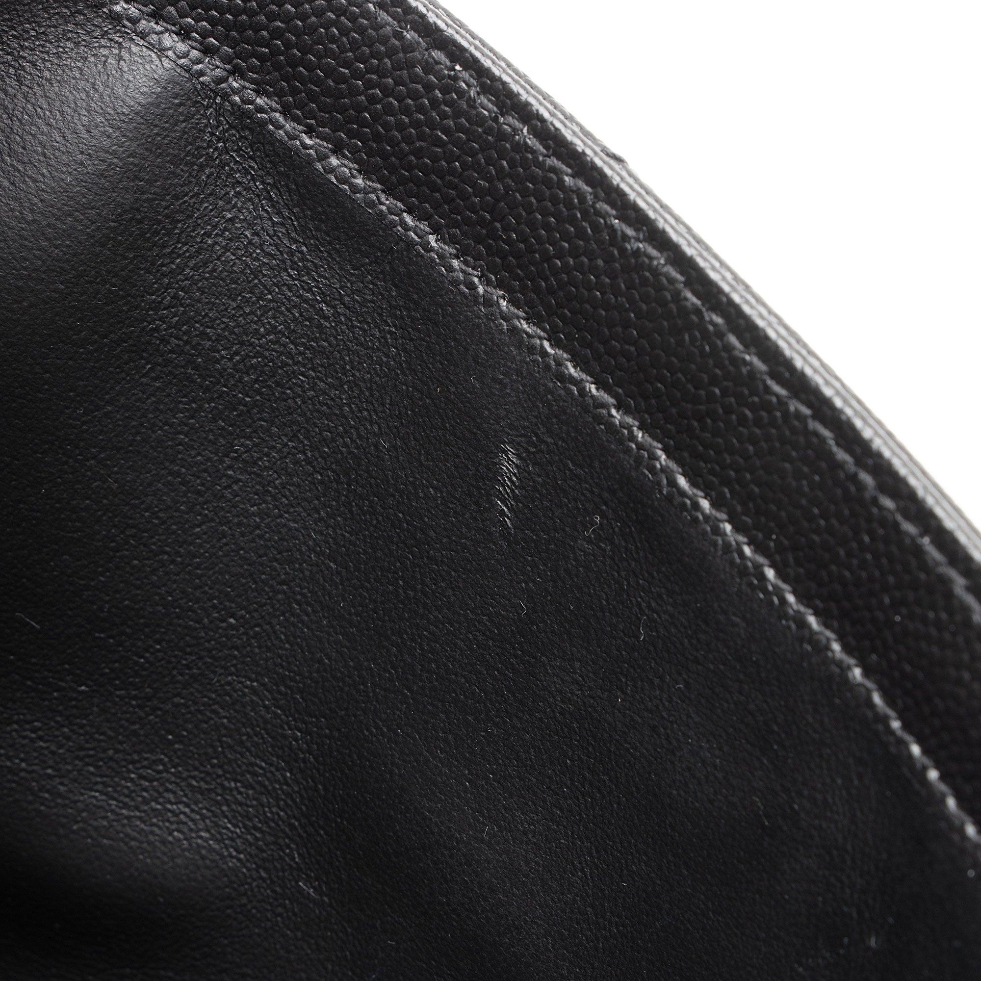 Saint Laurent Matelasse Grain de Poudre Monogram Chain Wallet (SHF-oGbOur)