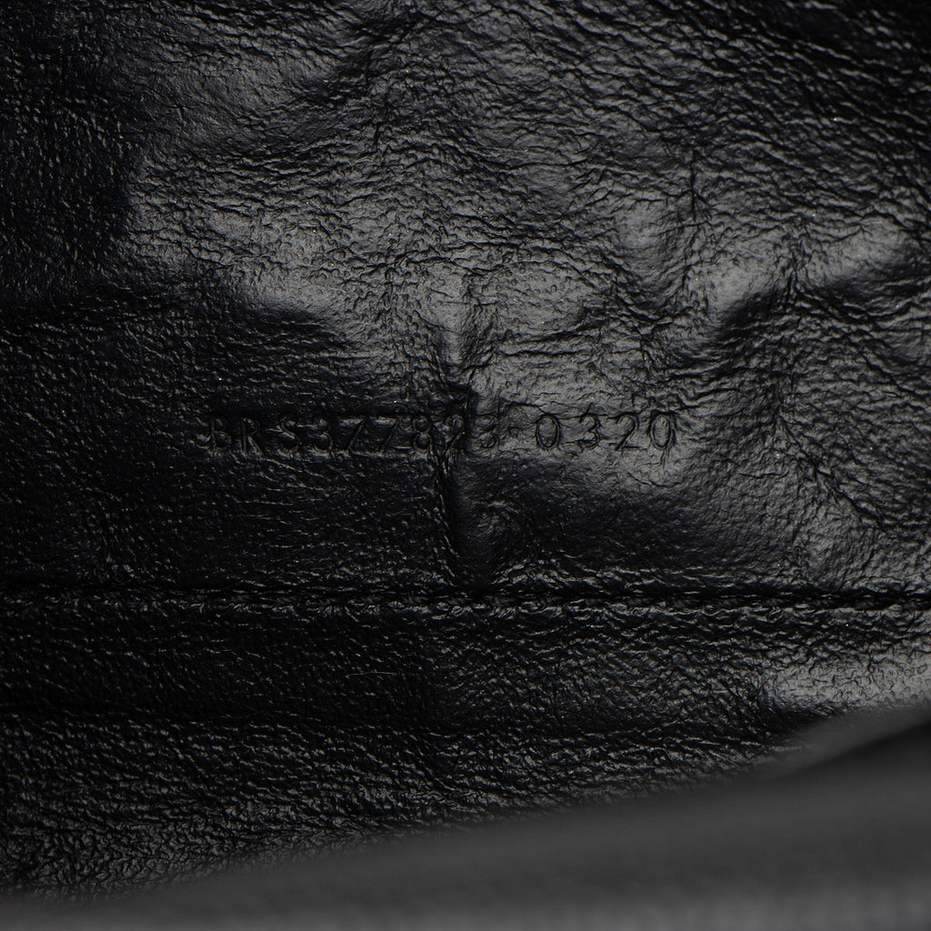 Saint Laurent Matelasse Grain de Poudre Monogram Chain Wallet (SHF-CtcP6l)