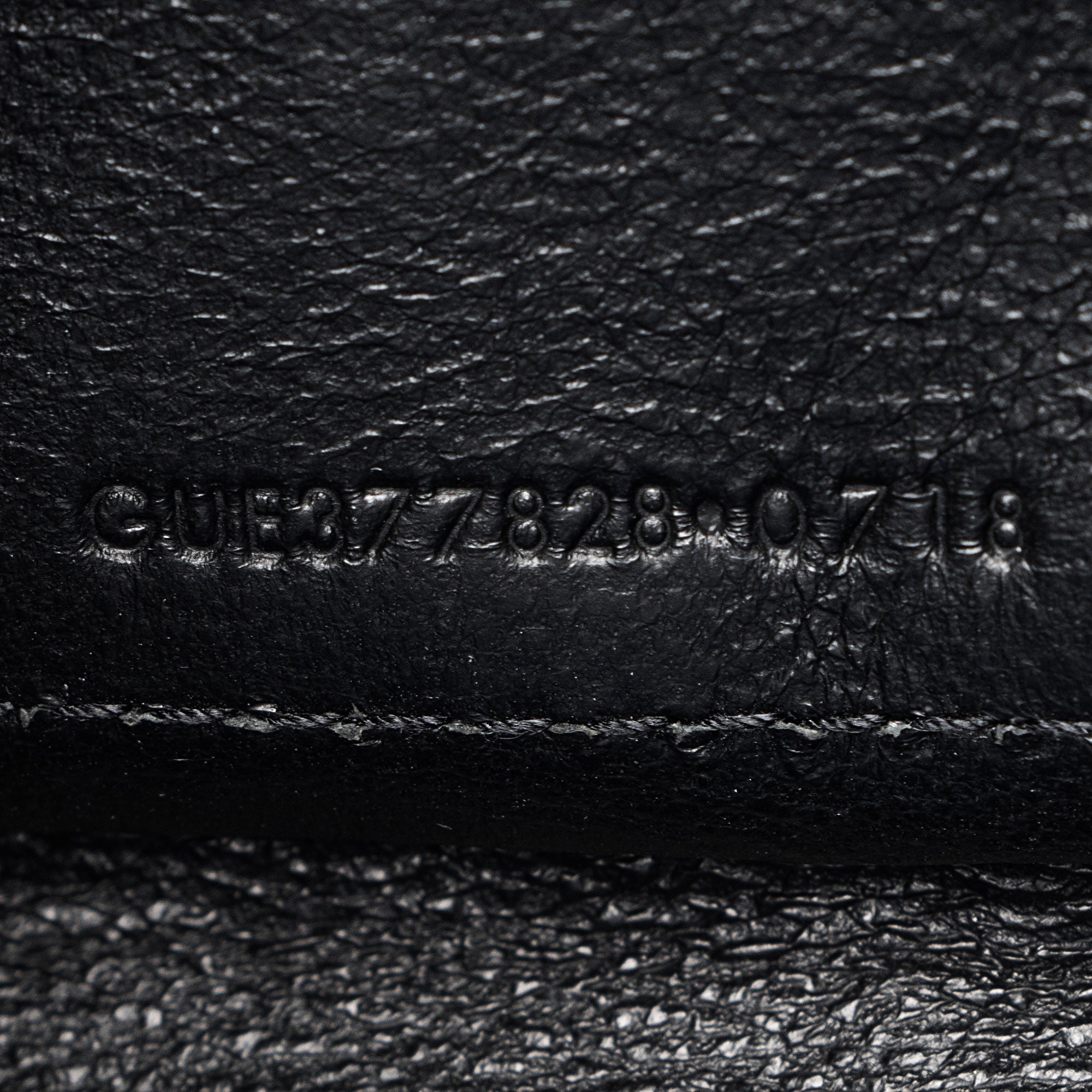 Saint Laurent Matelasse Grain de Poudre Monogram Chain Wallet