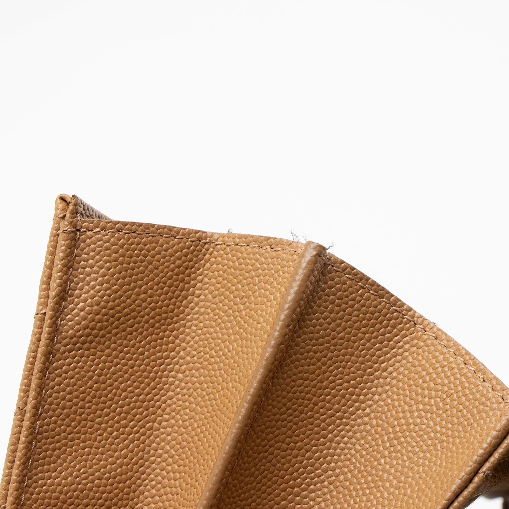 Saint Laurent Matelasse Grain de Poudre Monogram Chain Wallet