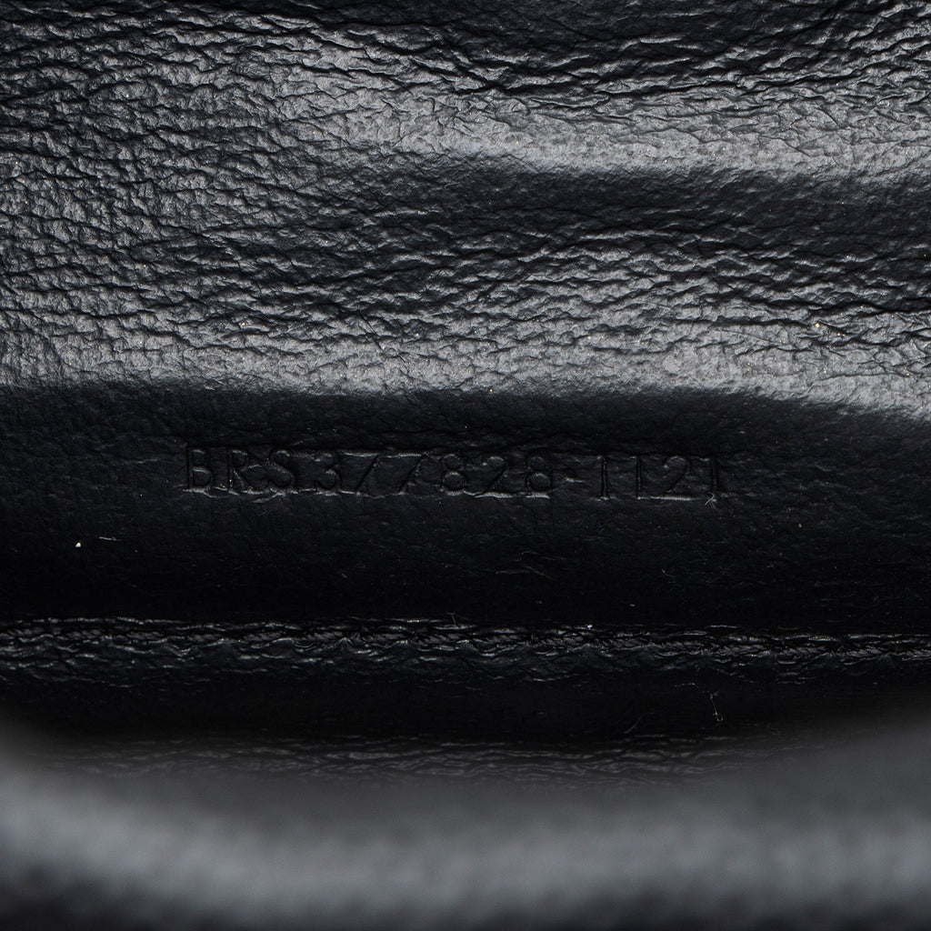 Saint Laurent Matelasse Grain de Poudre Monogram Chain Wallet