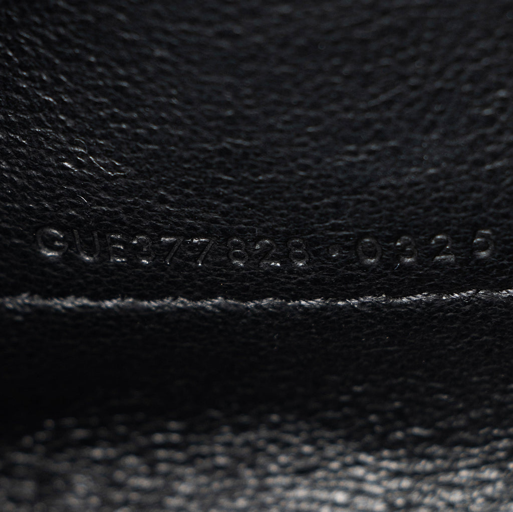 Saint Laurent Matelasse Grain de Poudre Monogram Chain Wallet