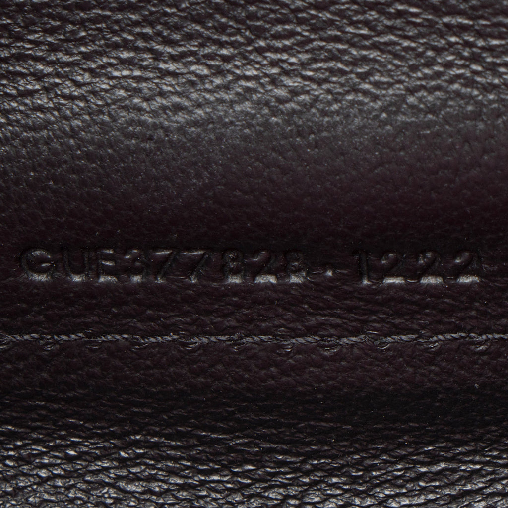 Saint Laurent Matelasse Grain de Poudre Monogram Chain Wallet