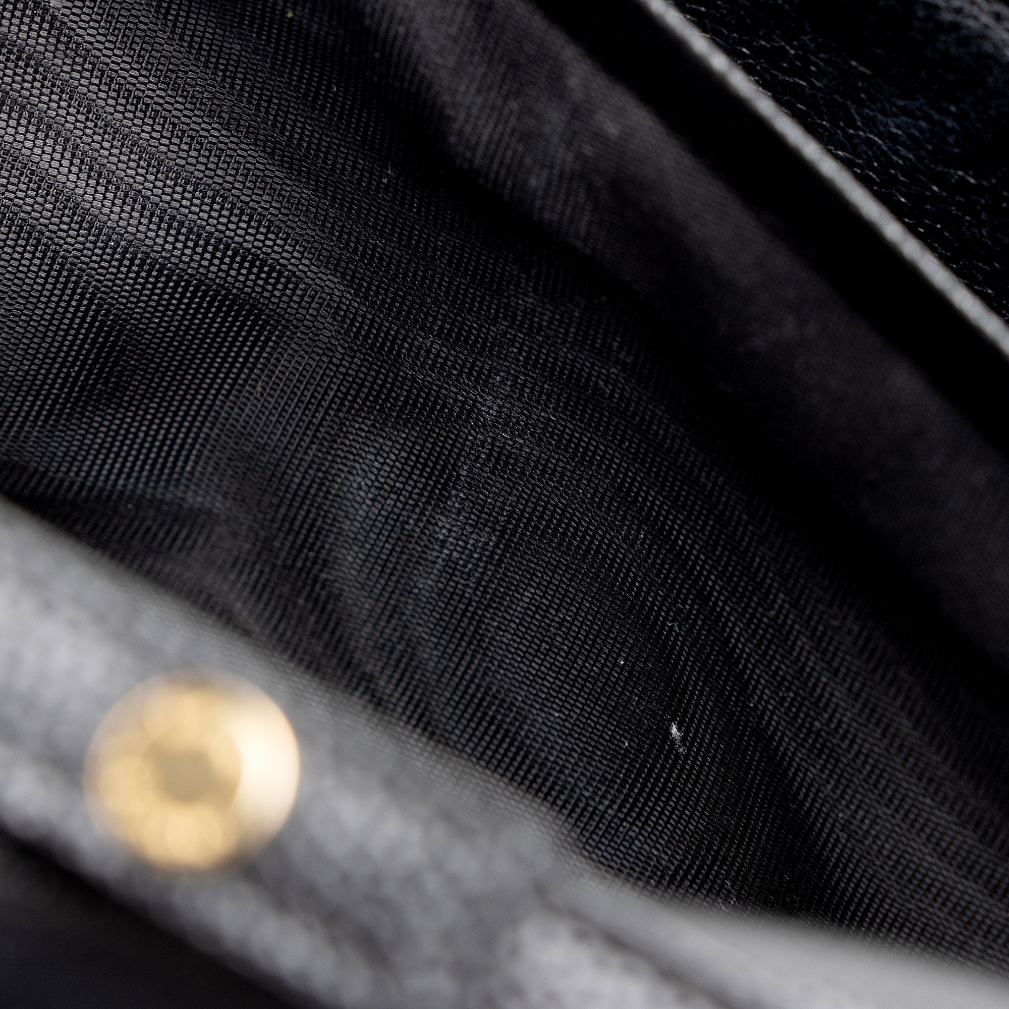 Saint Laurent Matelasse Grain de Poudre Monogram Chain Wallet