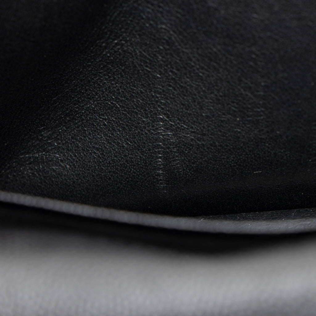 Saint Laurent Matelasse Grain de Poudre Monogram Envelope Chain Wallet (SHF-xHzUT8)