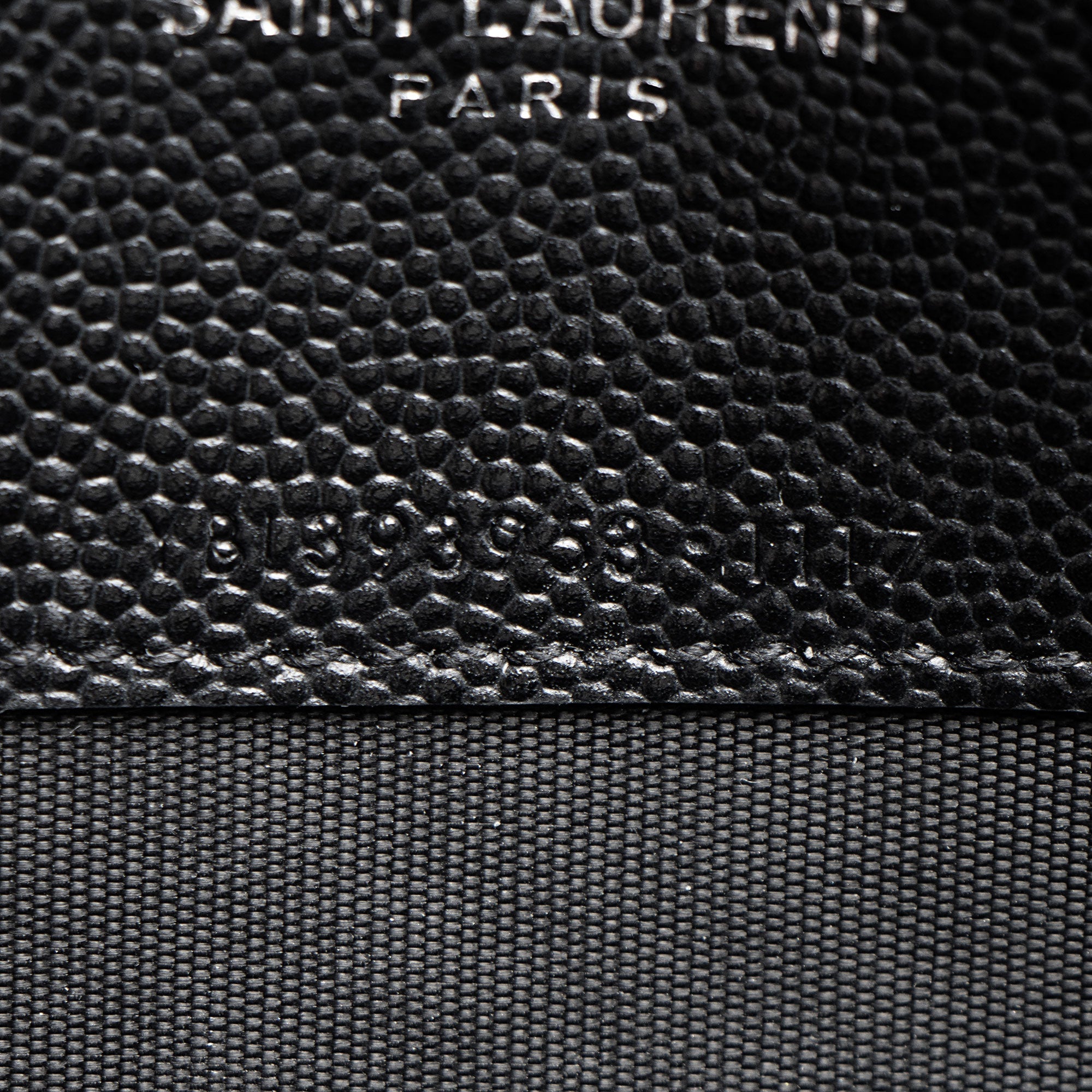 Saint Laurent Matelasse Grain de Poudre Monogram Envelope Chain Wallet (SHF-T51eMP)