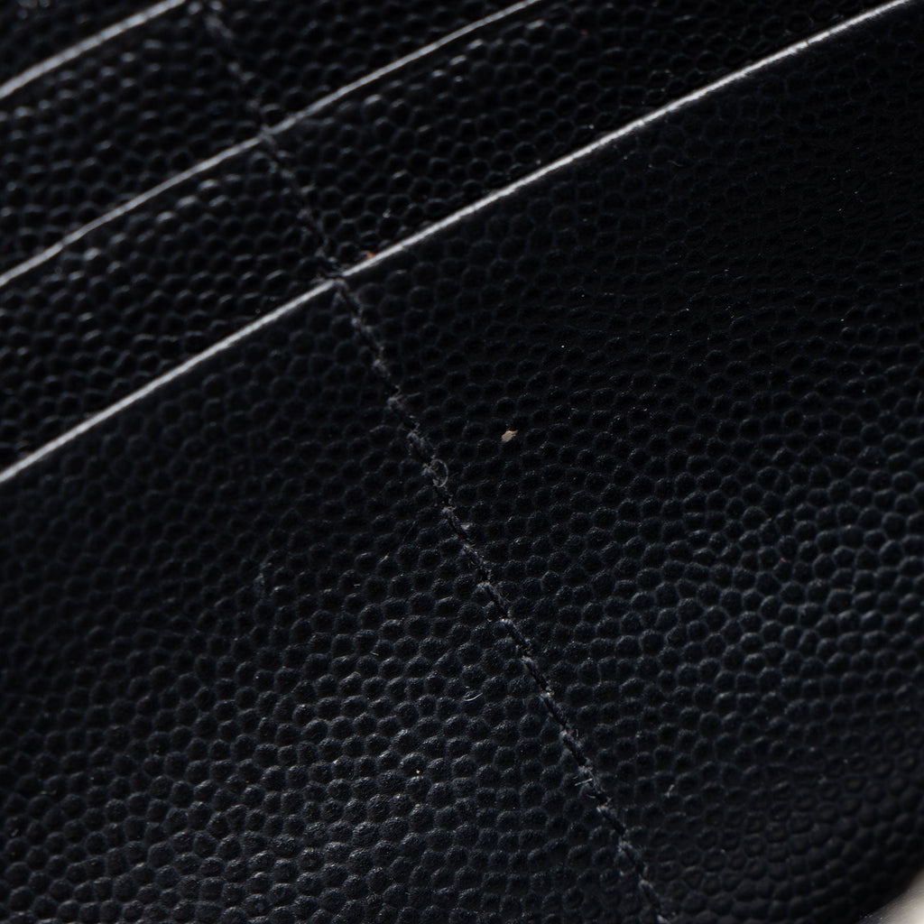 Saint Laurent Matelasse Grain de Poudre Monogram Envelope Chain Wallet (SHF-T51eMP)
