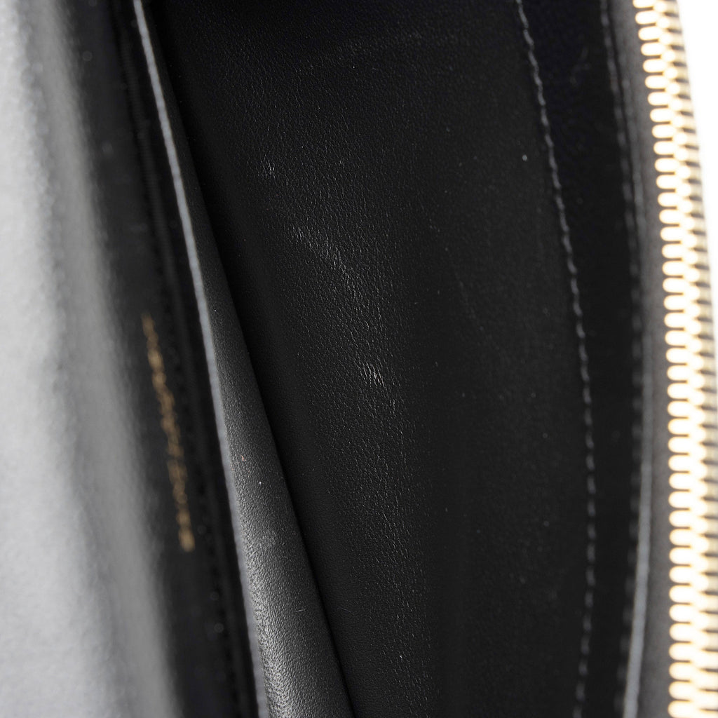 Saint Laurent Matelasse Grain de Poudre Monogram Envelope Chain Wallet