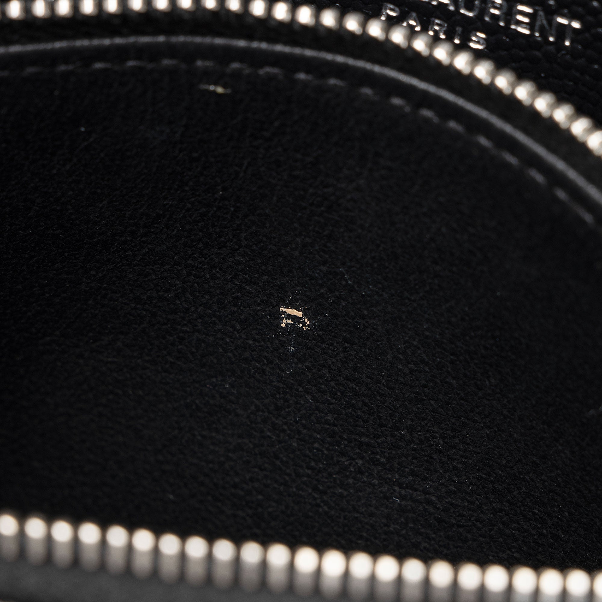Saint Laurent Matelasse Grain de Poudre Monogram Envelope Chain Wallet