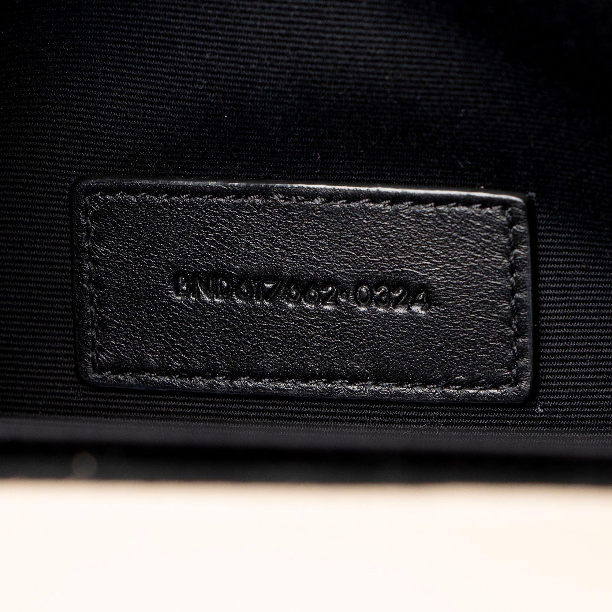 Saint Laurent Matelasse Grain de Poudre Monogram Envelope Pouch