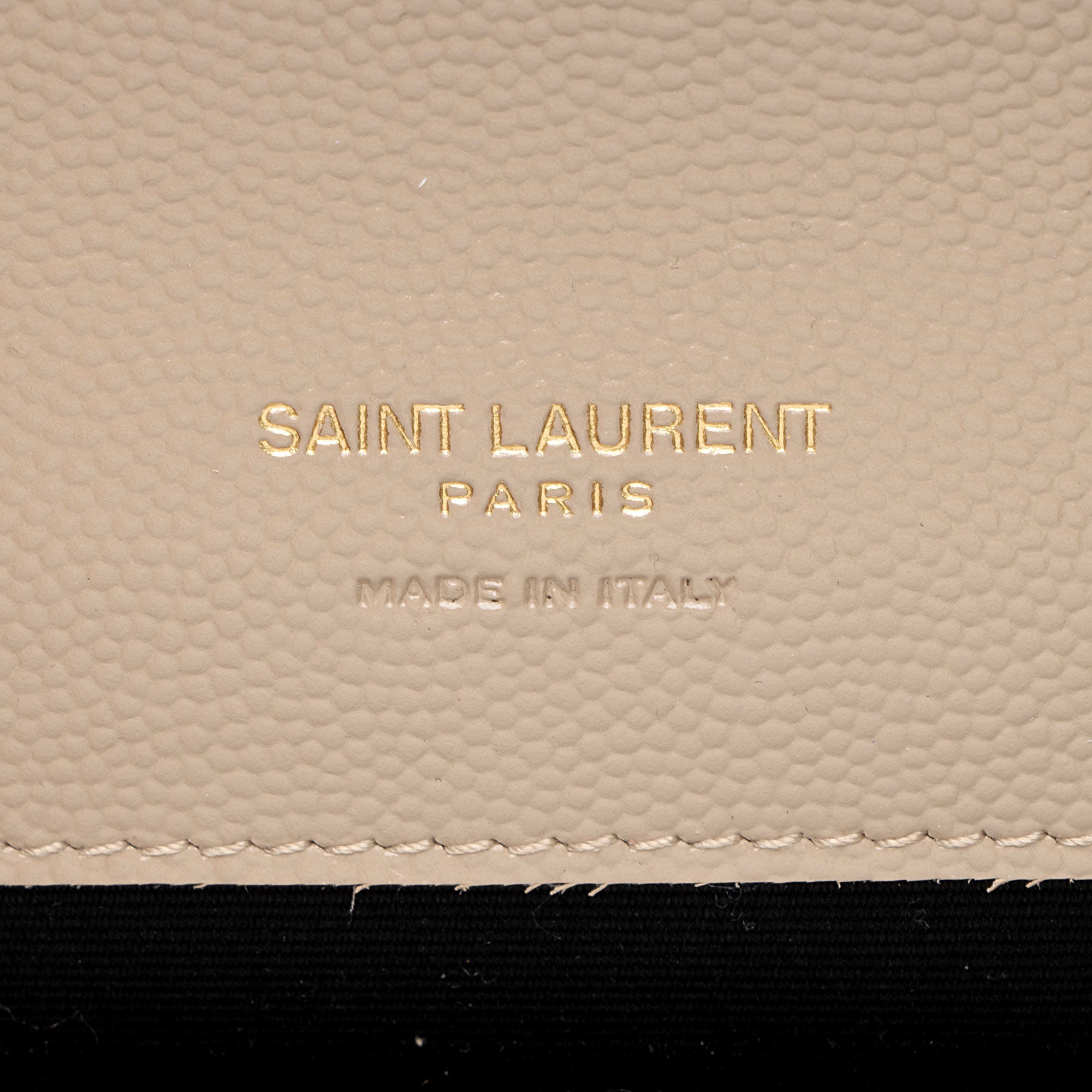Saint Laurent Matelasse Grain de Poudre Monogram Envelope Pouch