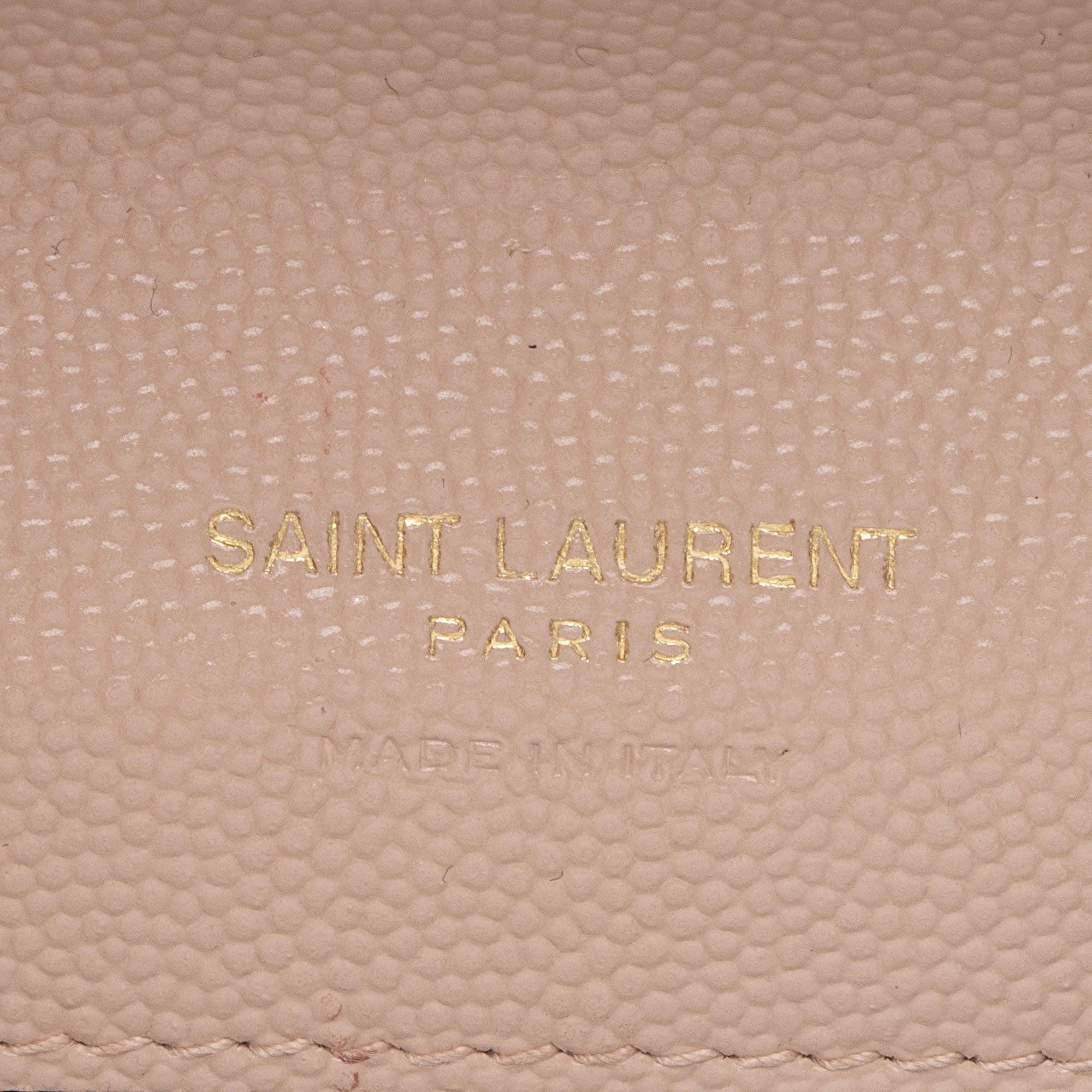 Saint Laurent Matelasse Grain de Poudre Monogram Envelope Pouch