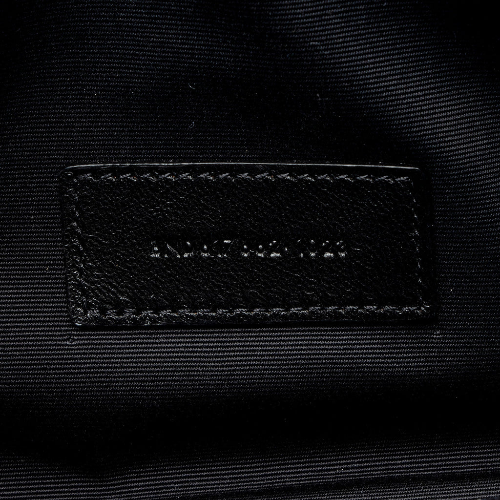 Saint Laurent Matelasse Grain de Poudre Monogram Envelope Pouch