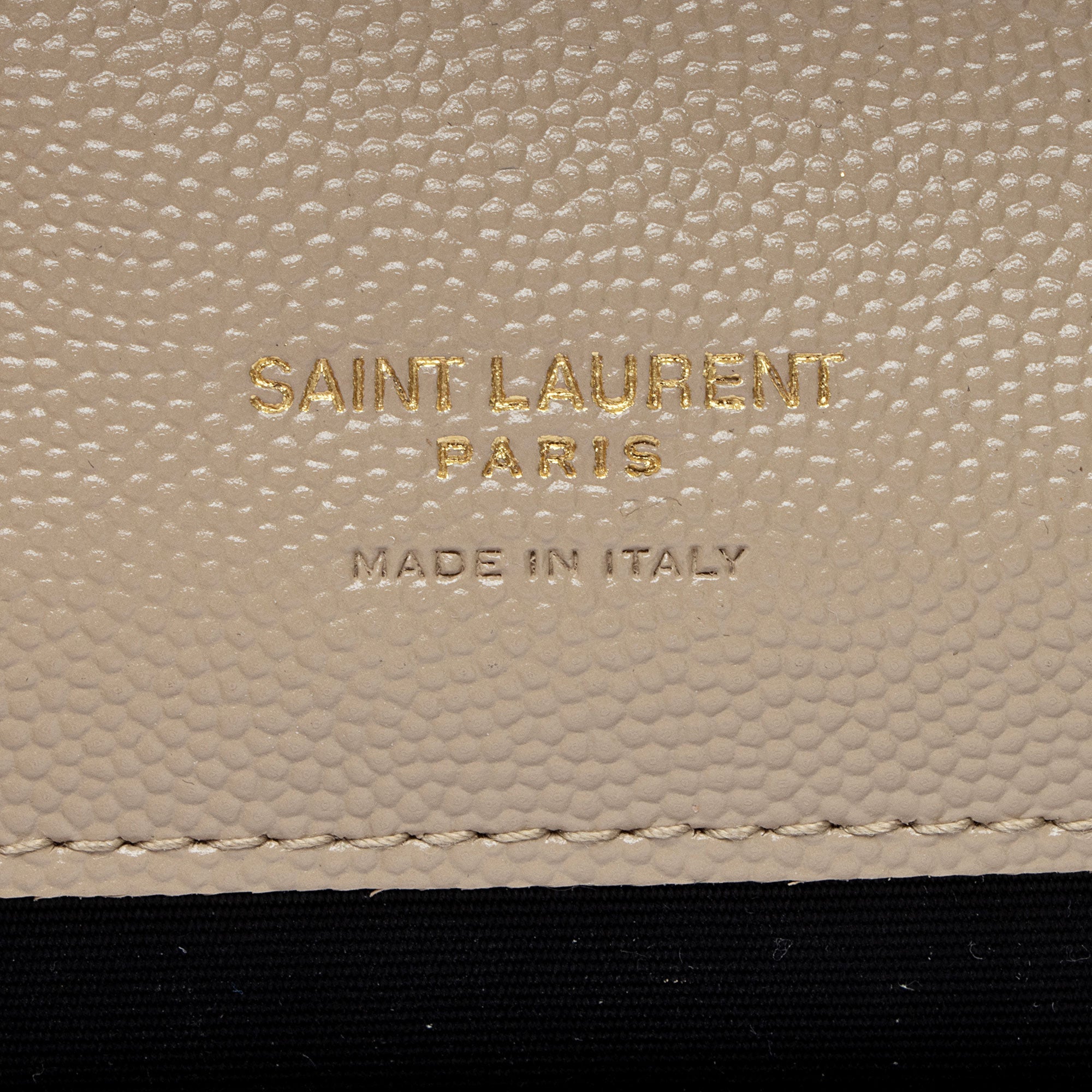 Saint Laurent Matelasse Grain de Poudre Monogram Envelope Pouch