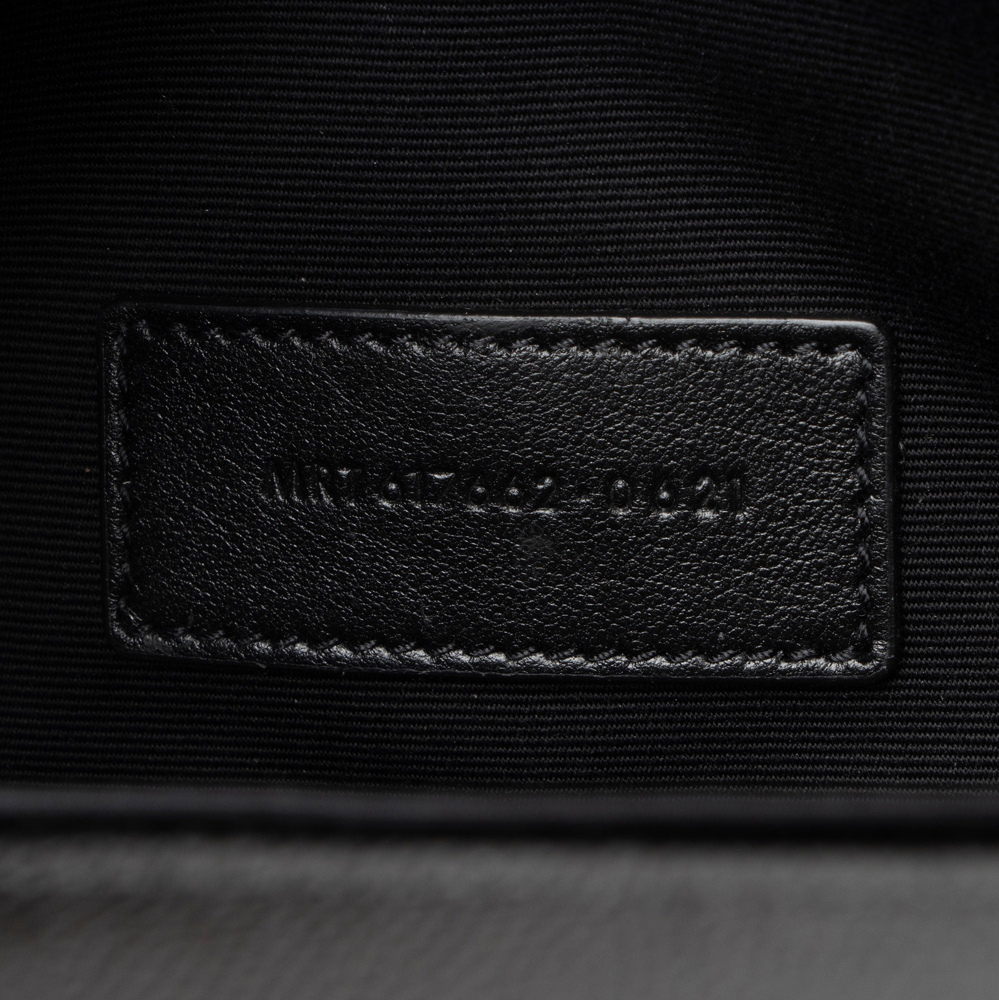 Saint Laurent Matelasse Grain de Poudre Monogram Envelope Pouch