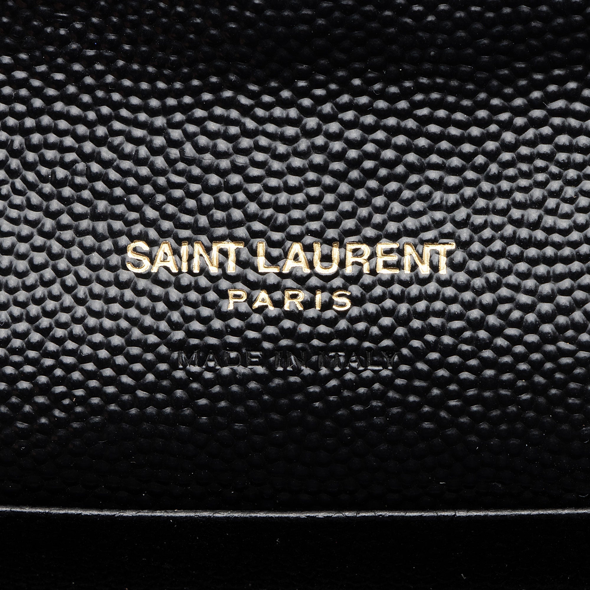 Saint Laurent Matelasse Grain de Poudre Monogram Envelope Small Wallet (SHF-XLuWqS)