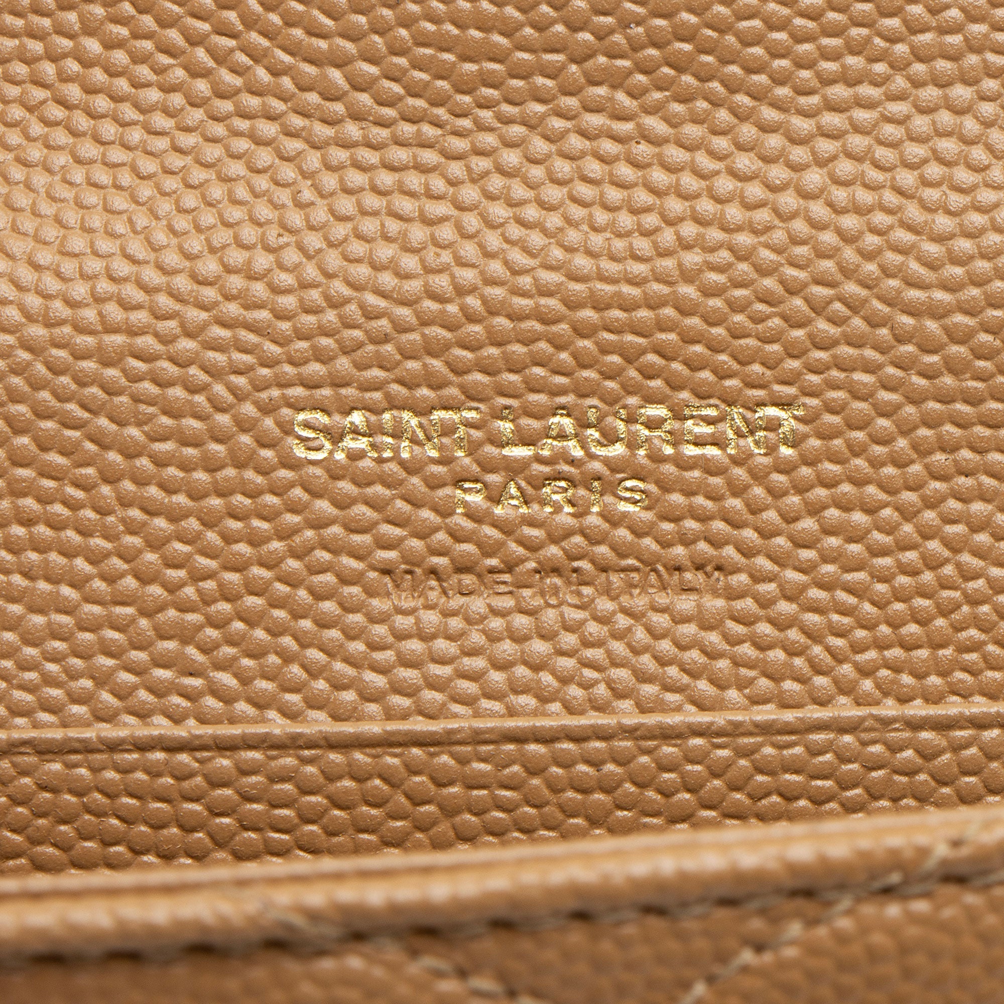 Saint Laurent Matelasse Grain de Poudre Monogram Envelope Small Wallet