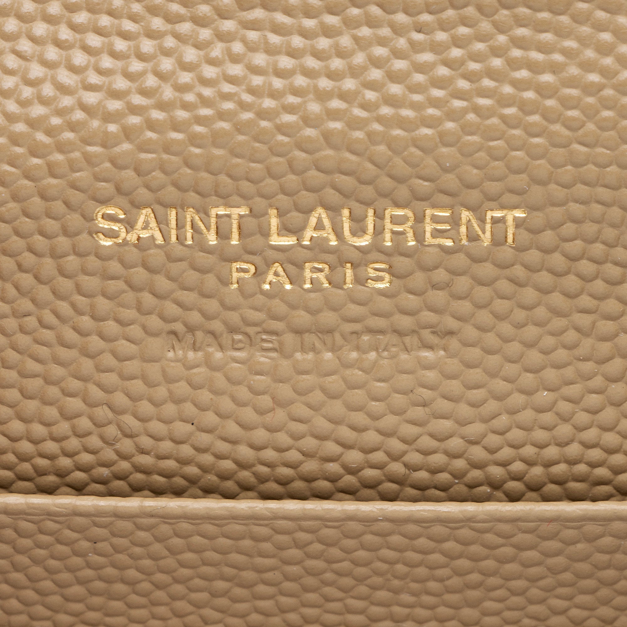 Saint Laurent Matelasse Grain de Poudre Monogram Envelope Small Wallet