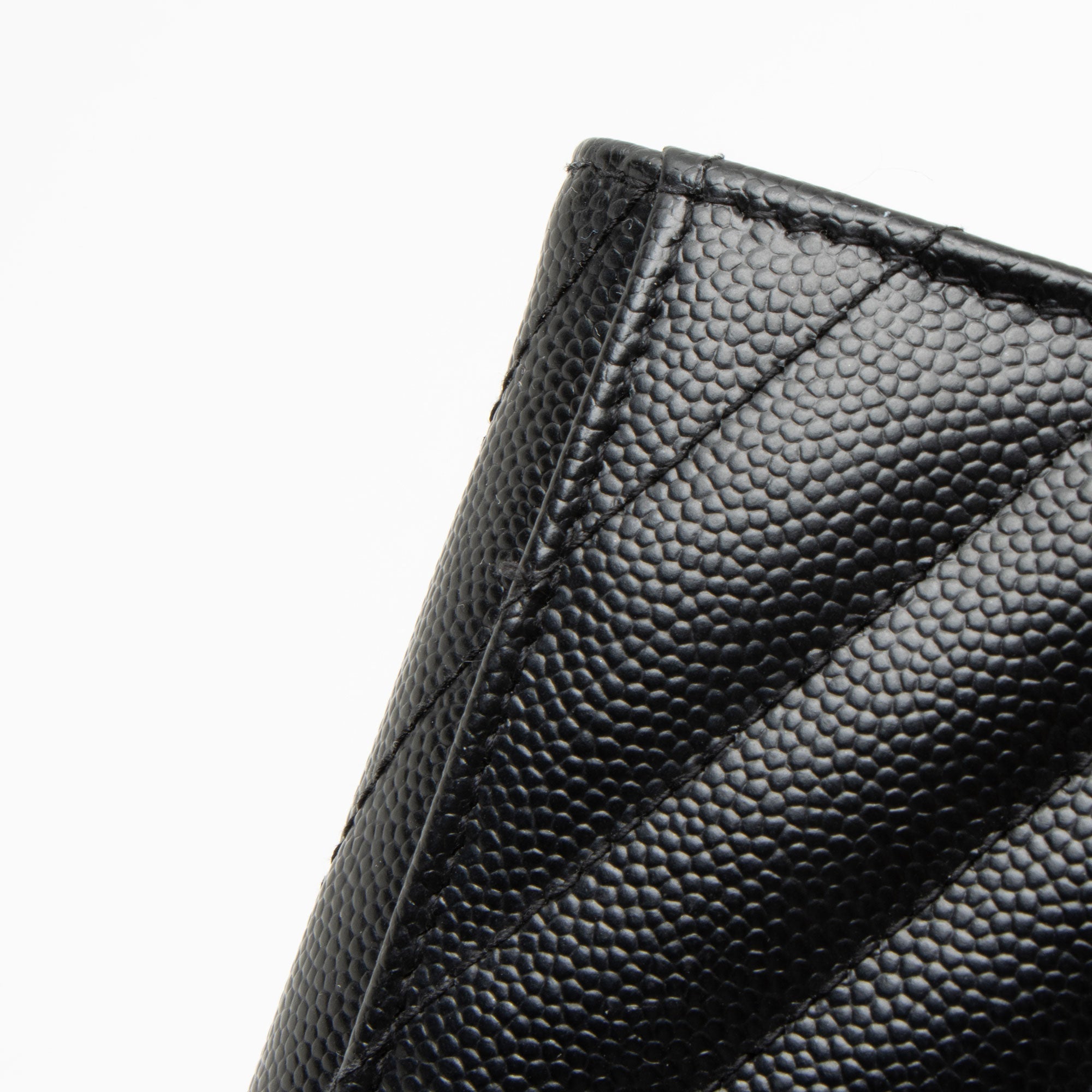 Saint Laurent Matelasse Grain de Poudre Monogram Envelope Small Wallet
