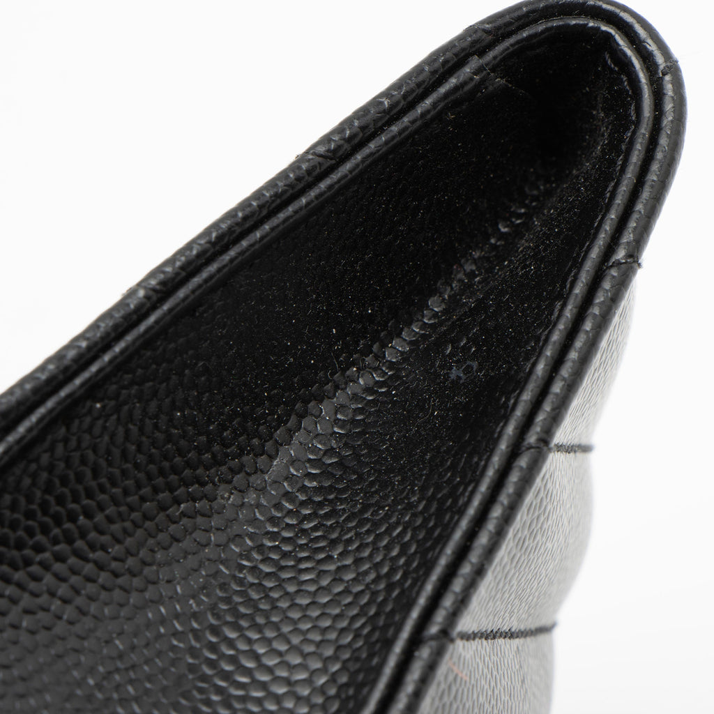 Saint Laurent Matelasse Grain de Poudre Monogram Envelope Small Wallet