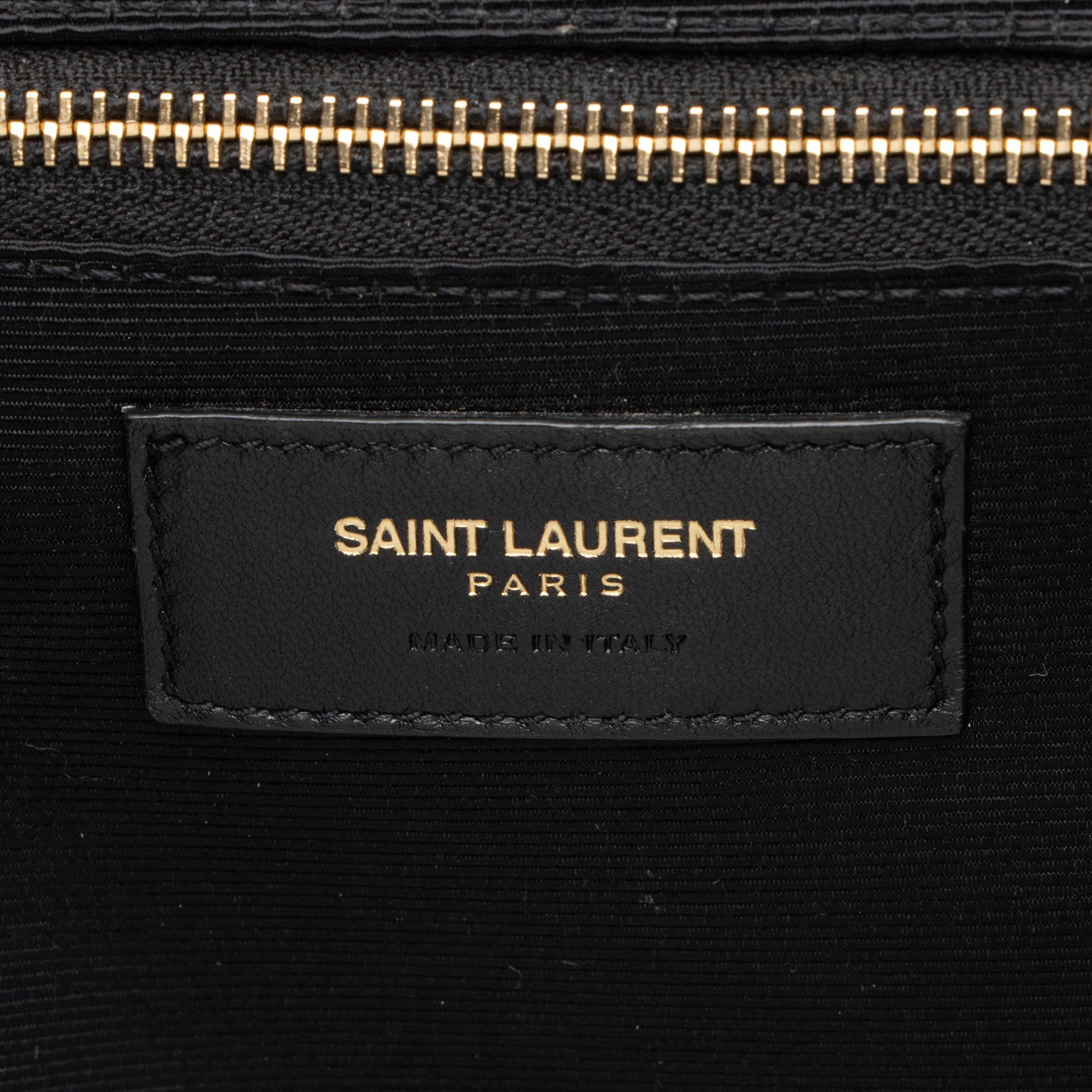 Saint Laurent Matelasse Grain de Poudre Monogram Large Shoulder Bag