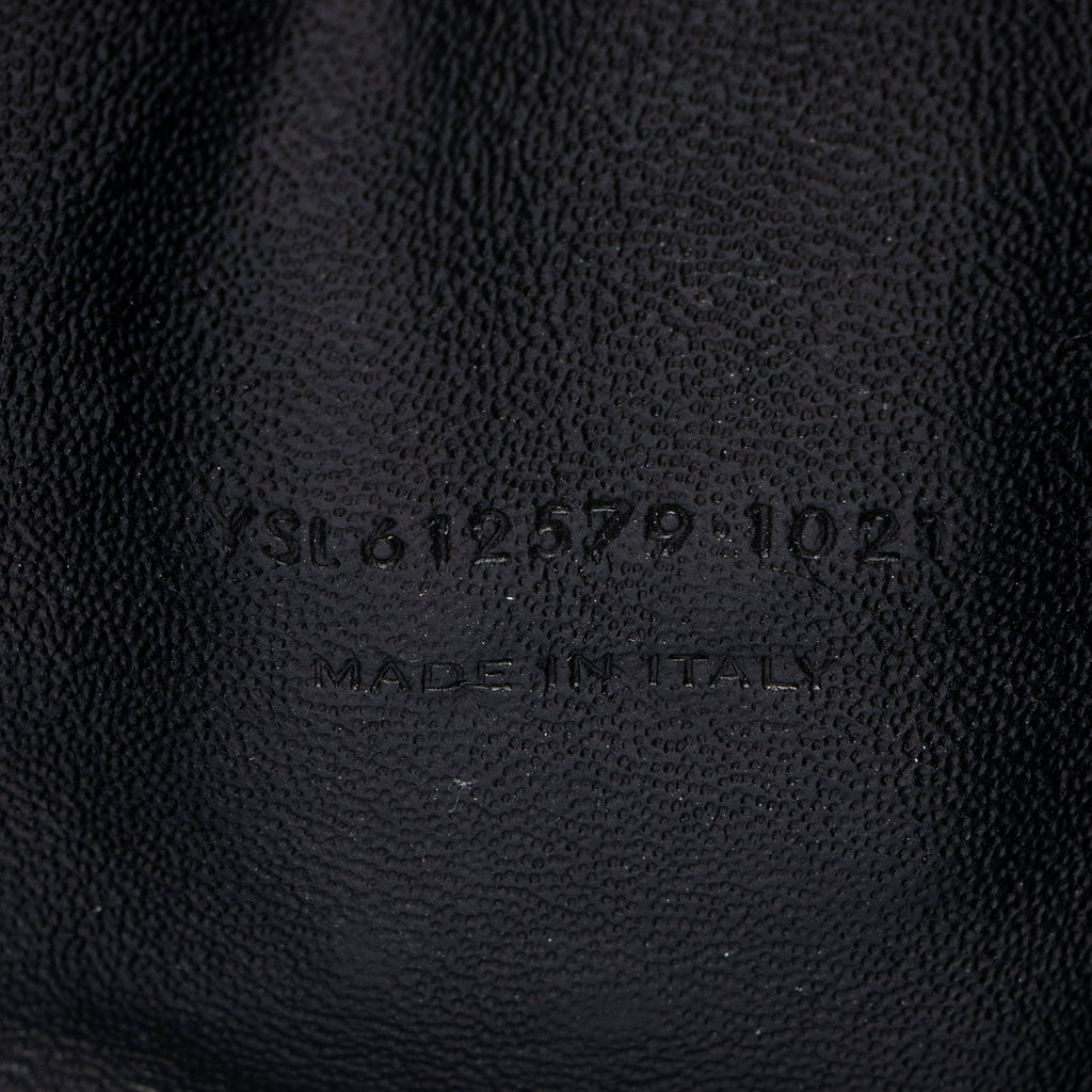 Saint Laurent Matelasse Grain de Poudre Monogram Lou Mini Camera Bag - FINAL SALE (SHF-23811)