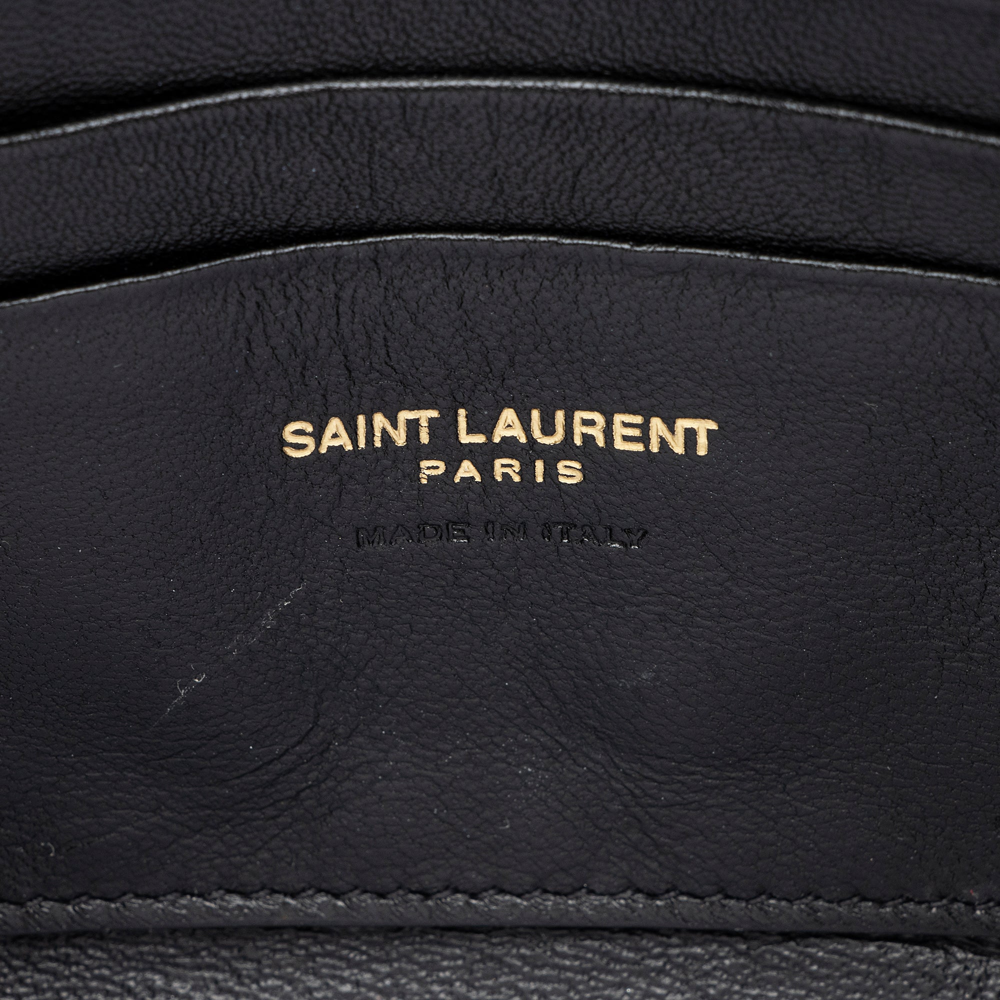 Saint Laurent Matelasse Grain de Poudre Monogram Lou Mini Camera Bag - FINAL SALE (SHF-23811)
