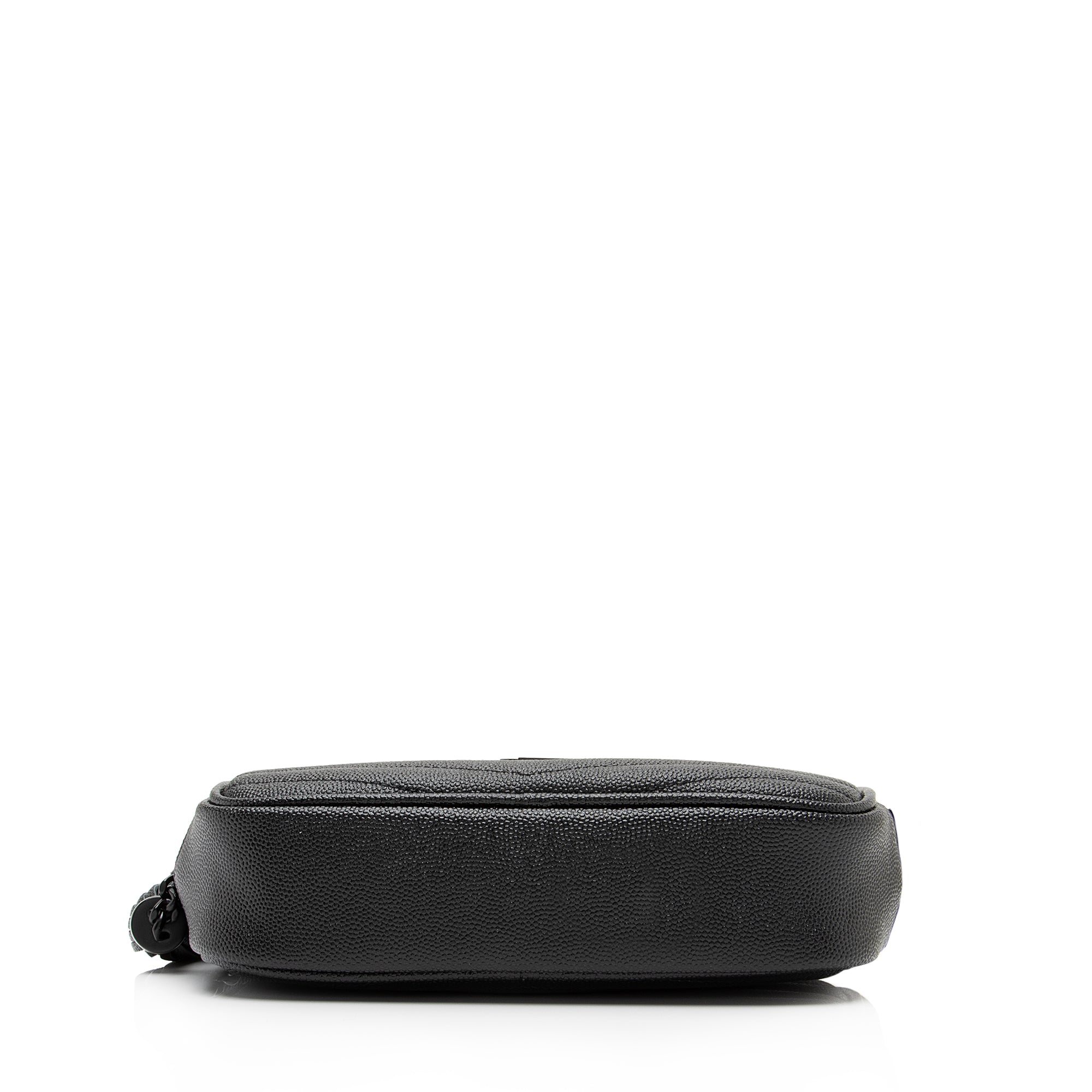 Saint Laurent Matelasse Grain de Poudre Monogram Lou Mini Camera Bag (SHF-23500)