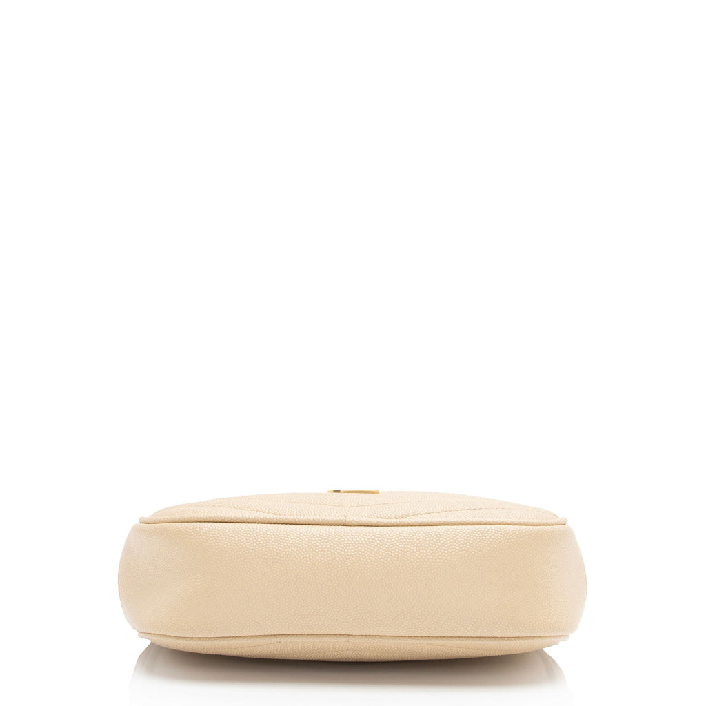 Saint Laurent Matelasse Grain de Poudre Monogram Lou Mini Camera Bag (SHF-e52Zwb)