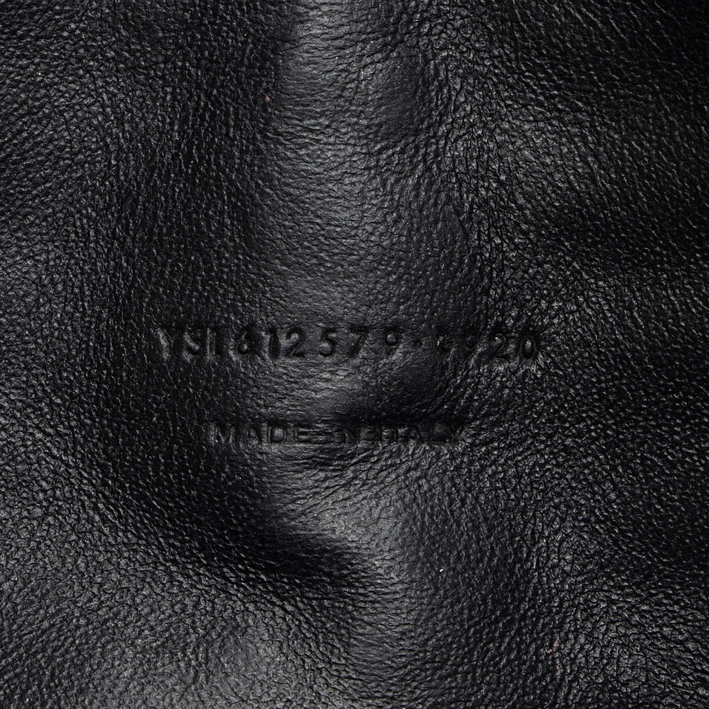 Saint Laurent Matelasse Grain de Poudre Monogram Lou Mini Camera Bag (SHF-e52Zwb)