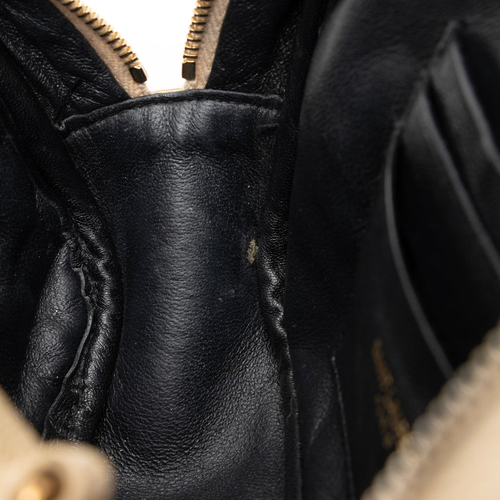 Saint Laurent Matelasse Grain de Poudre Monogram Lou Mini Camera Bag (SHF-e52Zwb)