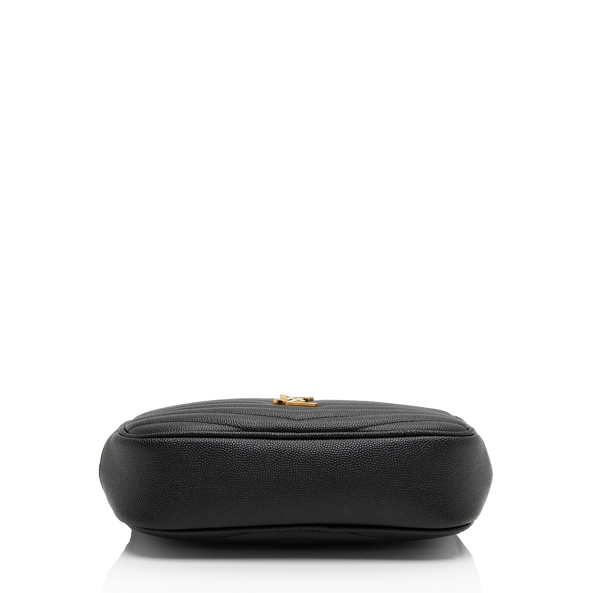 Saint Laurent Matelasse Grain de Poudre Monogram Lou Mini Camera Bag (SHF-mLGuHp)