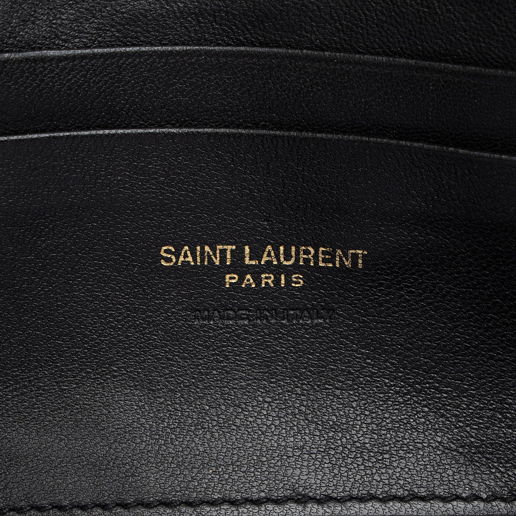 Saint Laurent Matelasse Grain de Poudre Monogram Lou Mini Camera Bag (SHF-mLGuHp)