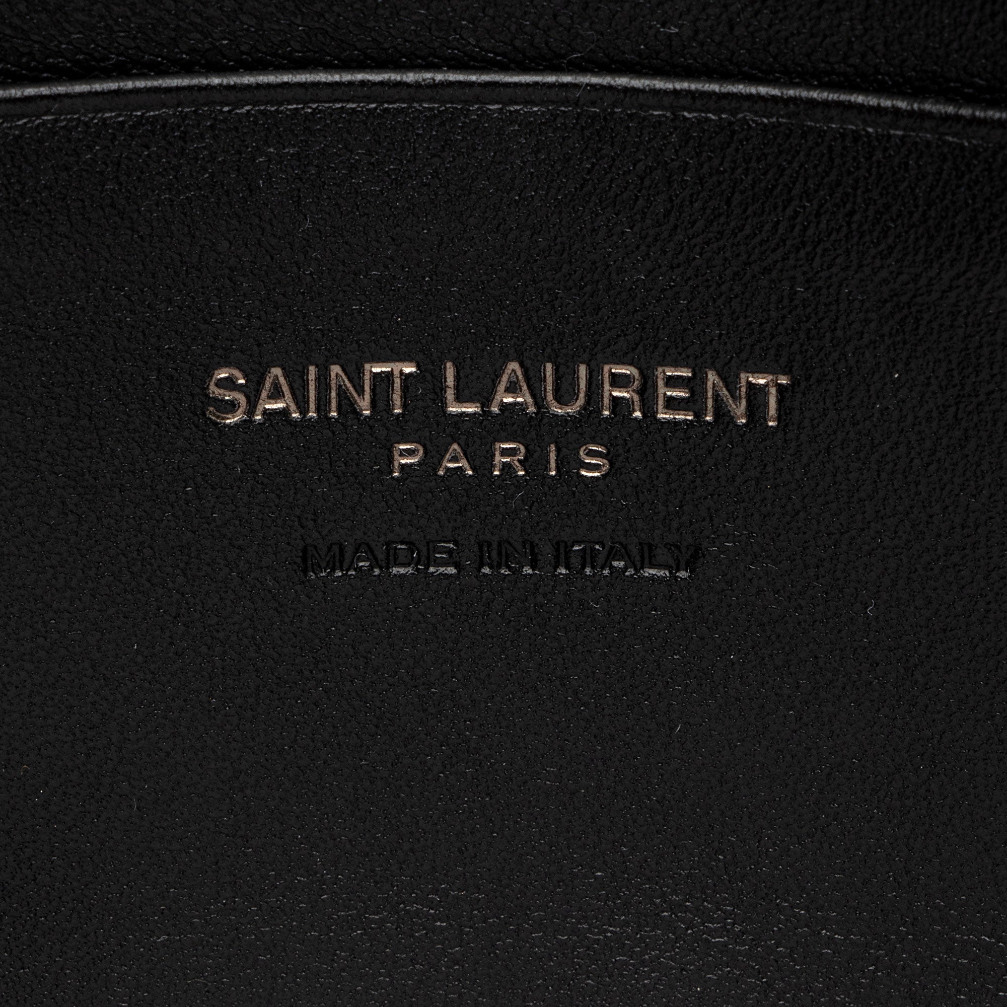 Saint Laurent Matelasse Grain de Poudre Monogram Lou Mini Camera Bag (SHF-CGmBSW)
