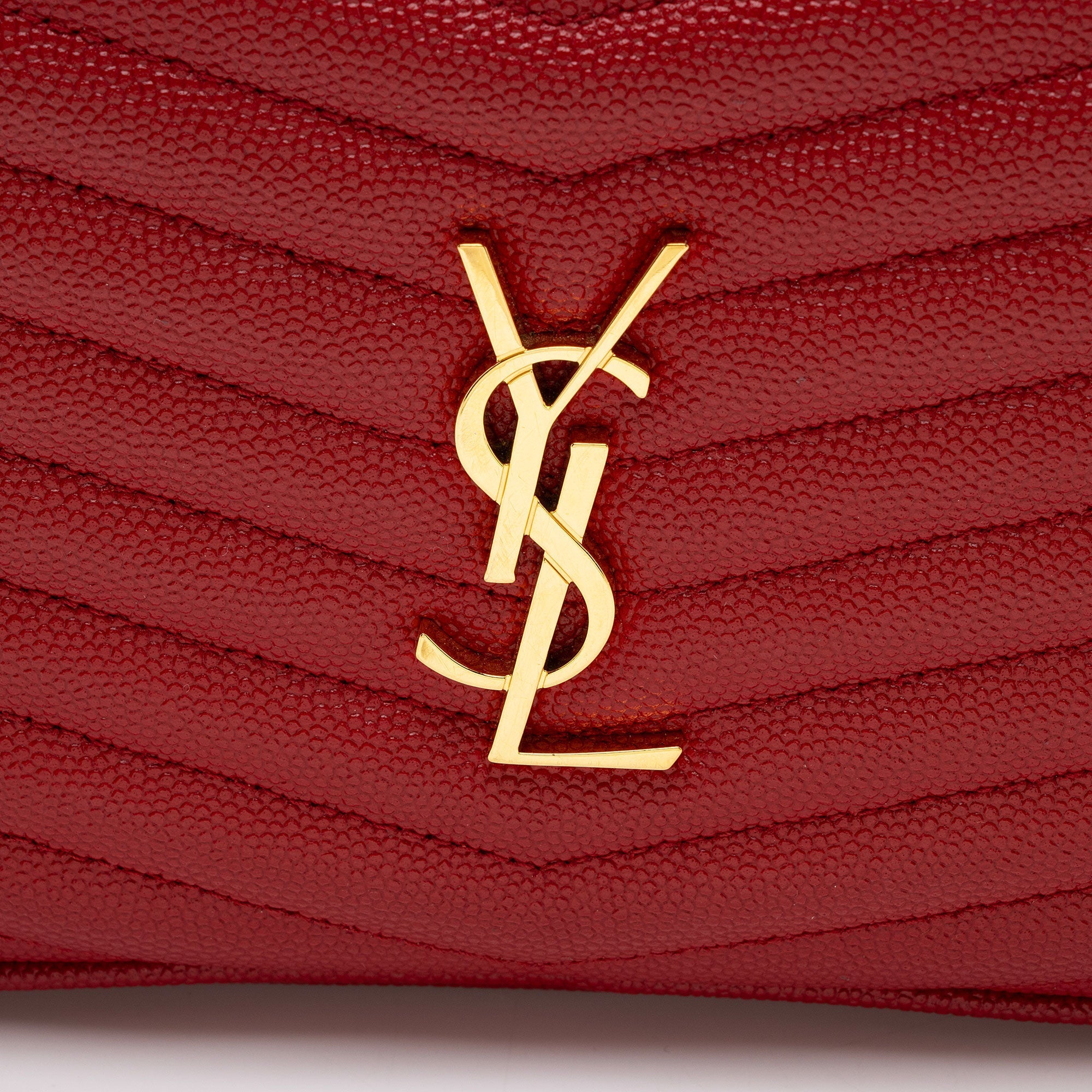 Saint Laurent Matelasse Grain de Poudre Monogram Lou Mini Camera Bag (SHF-QnSMbT)