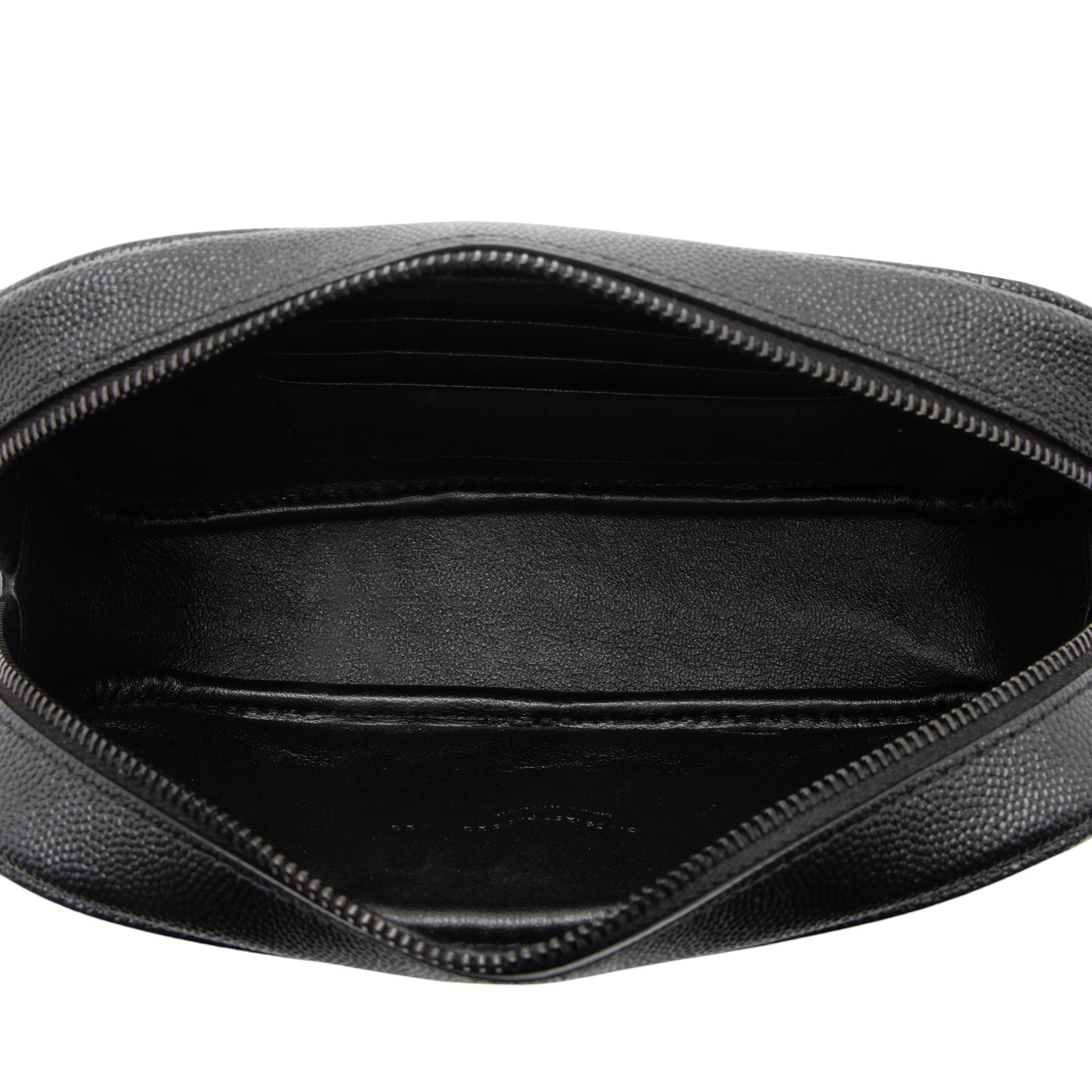 Saint Laurent Matelasse Grain de Poudre Monogram Lou Mini Camera Bag (SHF-UkqO9o)