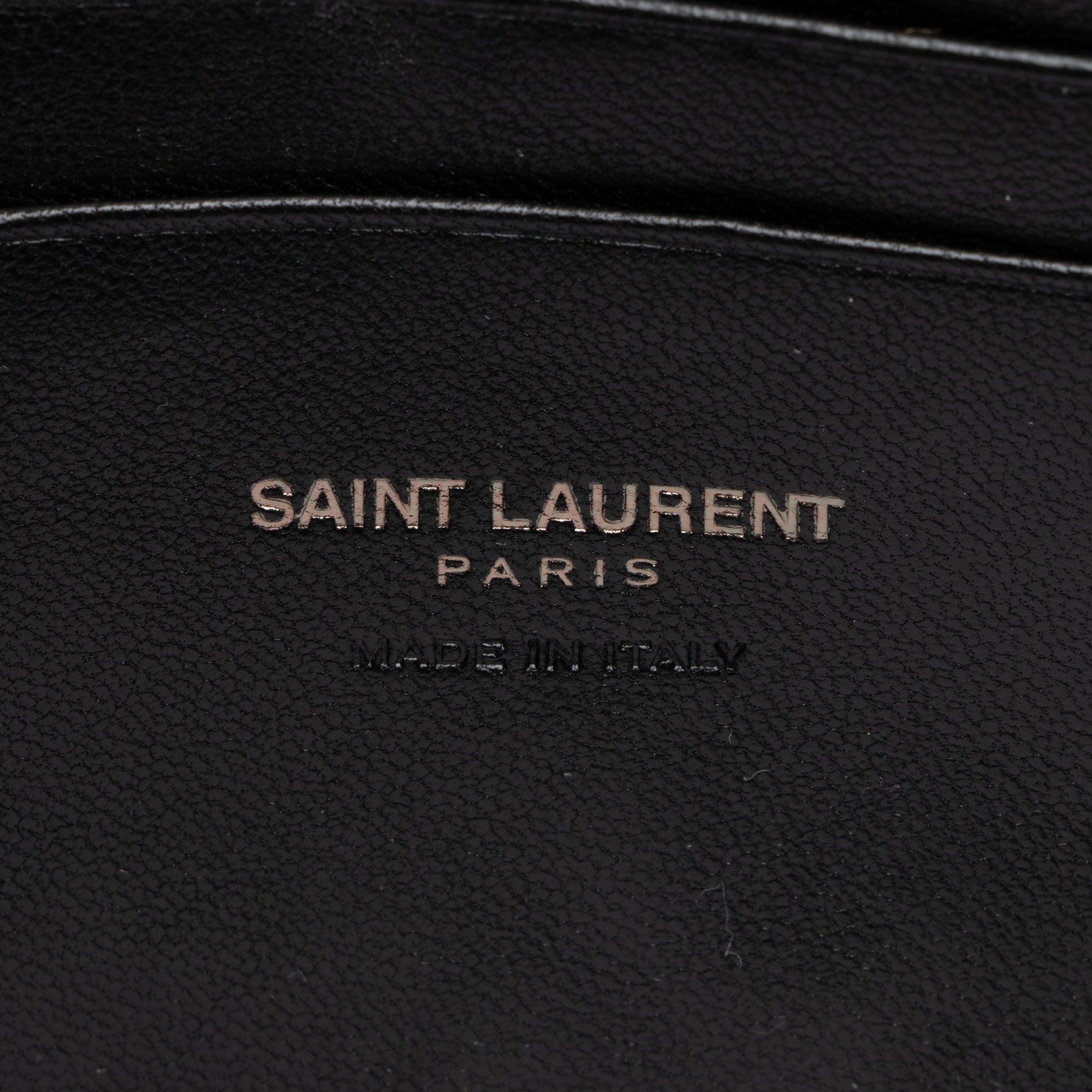 Saint Laurent Matelasse Grain de Poudre Monogram Lou Mini Camera Bag (SHF-UkqO9o)