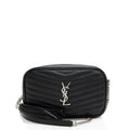 Saint Laurent Matelasse Grain de Poudre Monogram Lou Mini Camera Bag