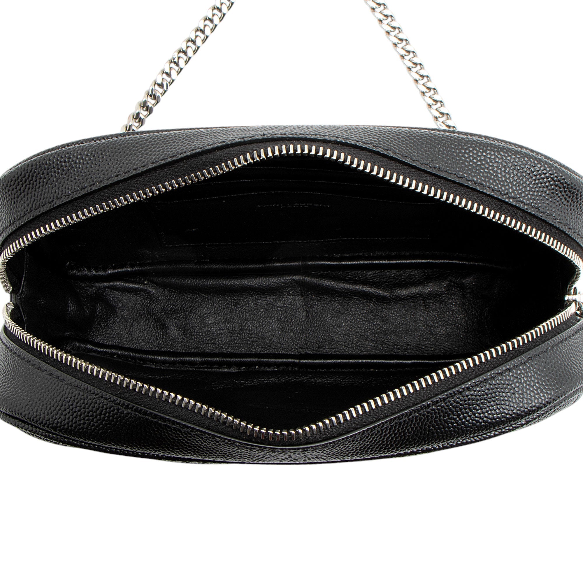 Saint Laurent Matelasse Grain de Poudre Monogram Lou Mini Camera Bag