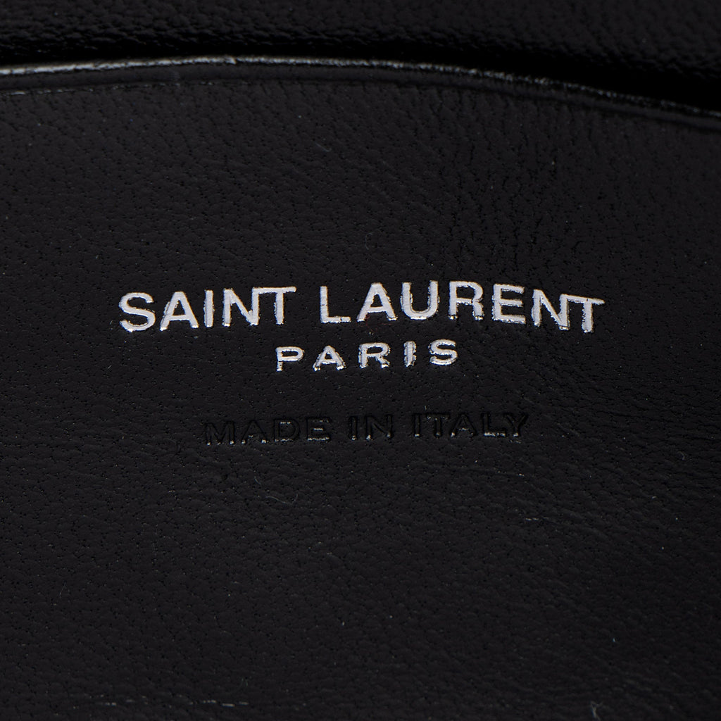 Saint Laurent Matelasse Grain de Poudre Monogram Lou Mini Camera Bag