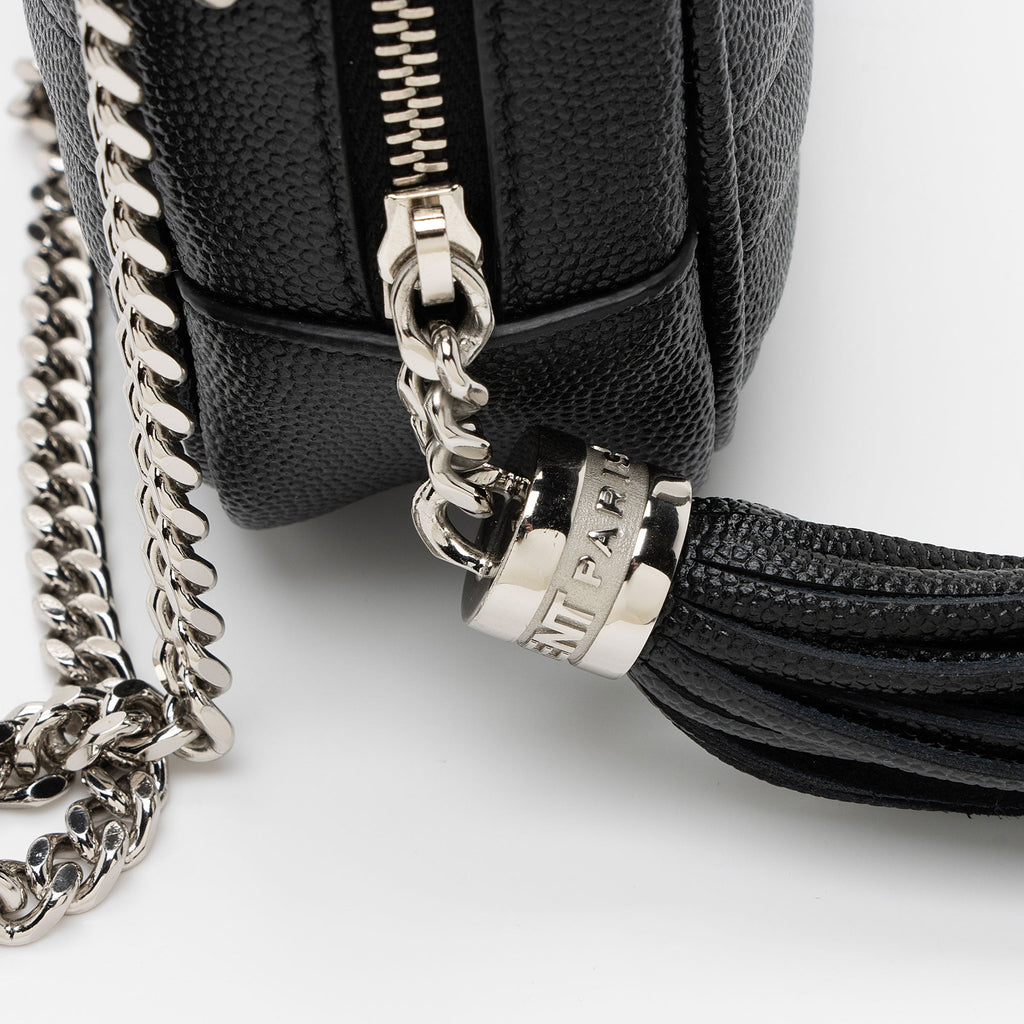 Saint Laurent Matelasse Grain de Poudre Monogram Lou Mini Camera Bag