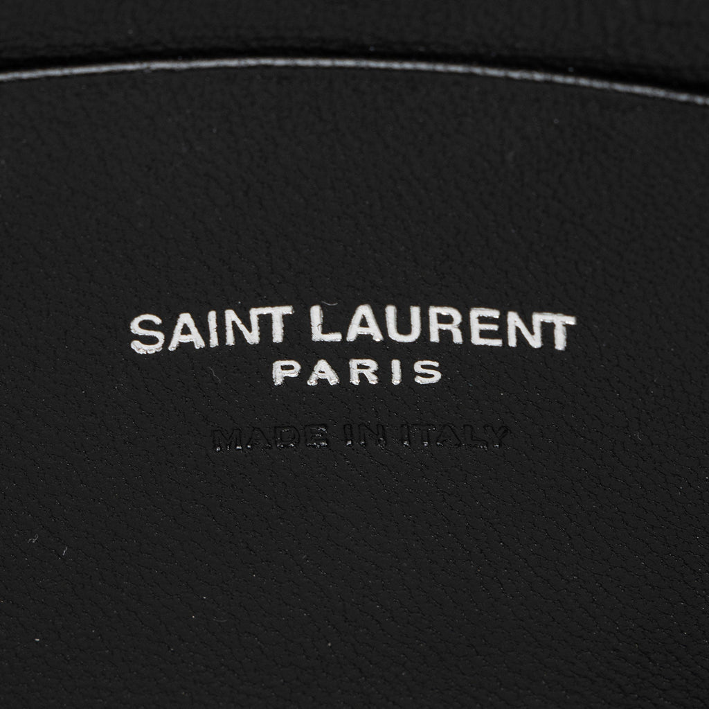 Saint Laurent Matelasse Grain de Poudre Monogram Lou Mini Camera Bag