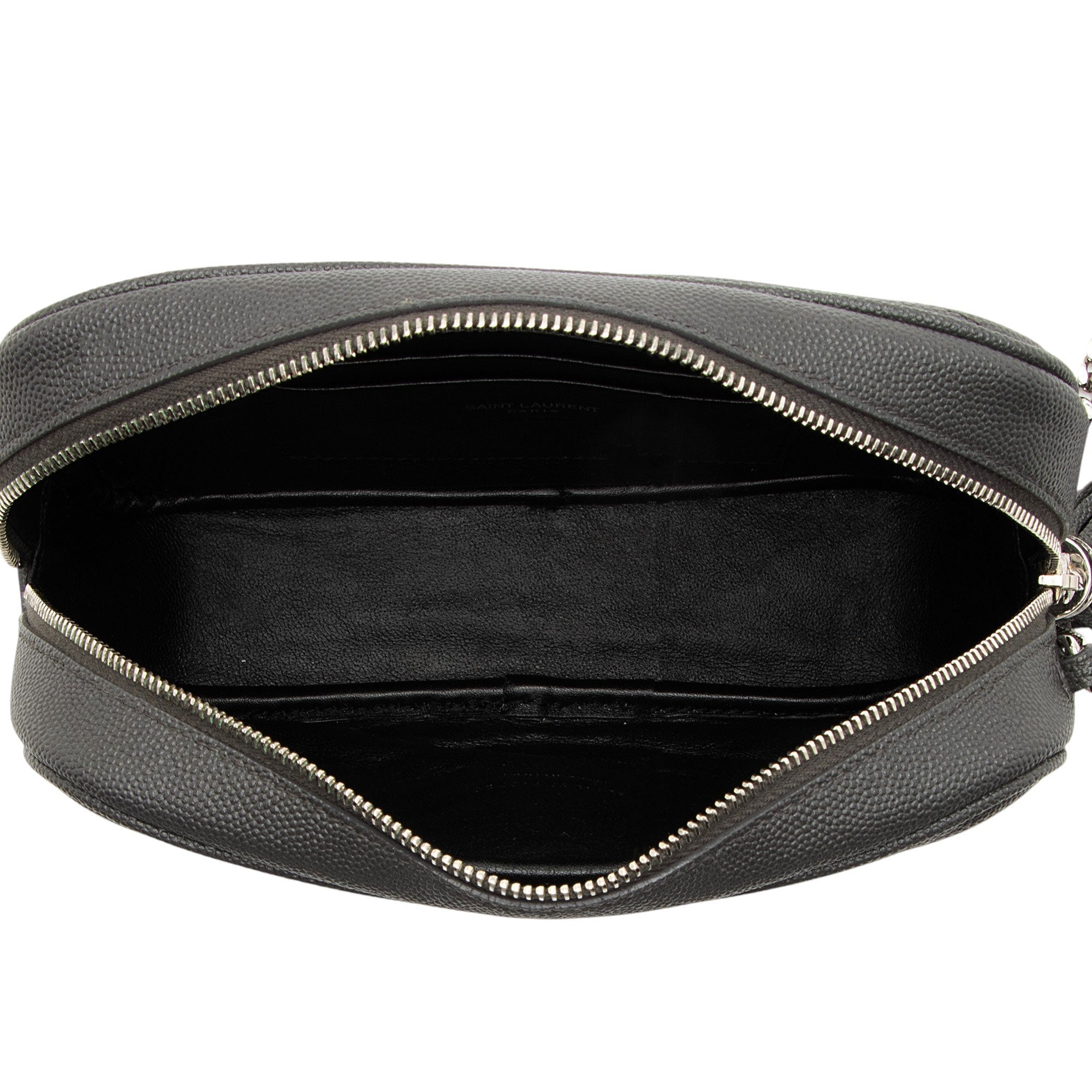Saint Laurent Matelasse Grain de Poudre Monogram Lou Mini Camera Bag