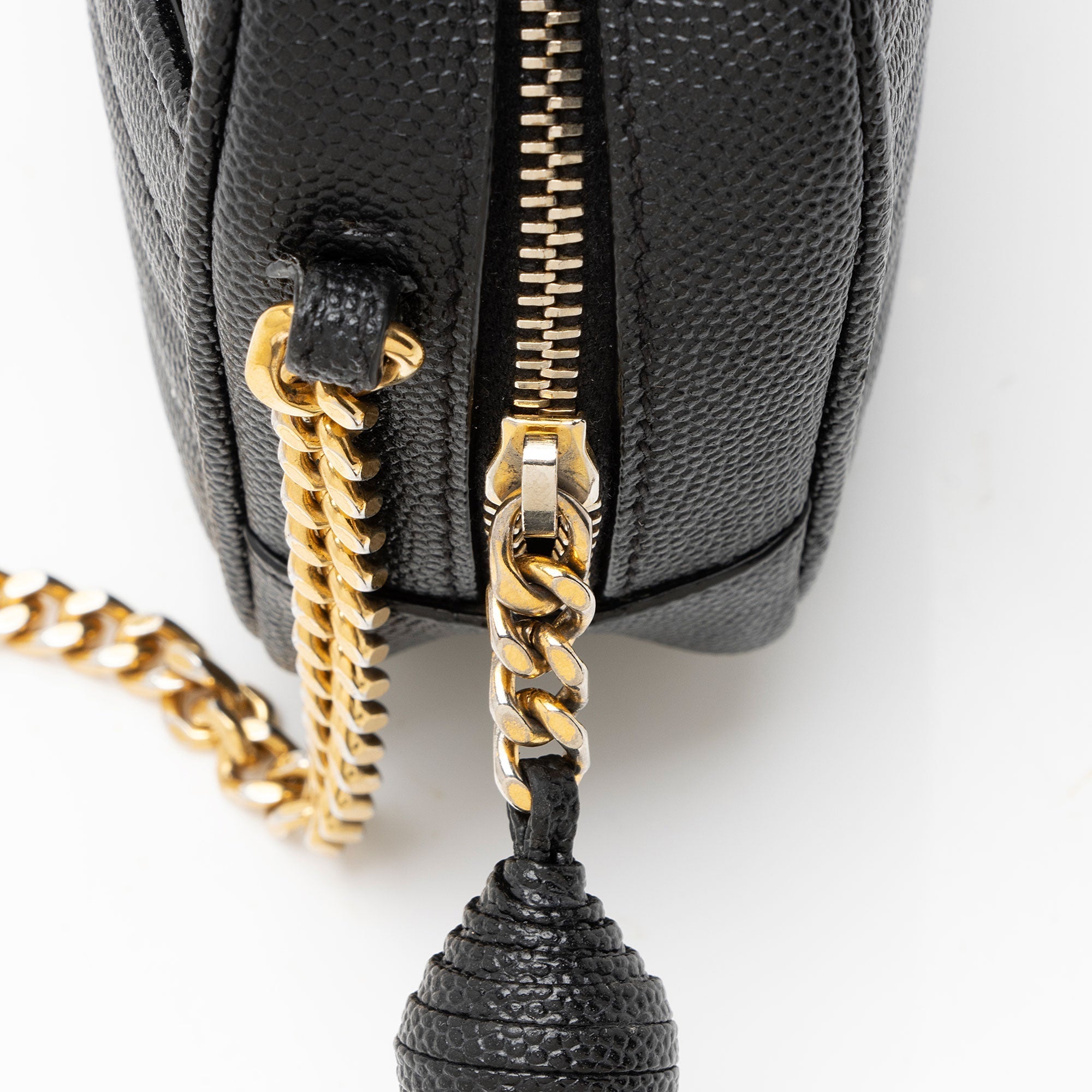 Saint Laurent Matelasse Grain de Poudre Monogram Lou Mini Camera Bag