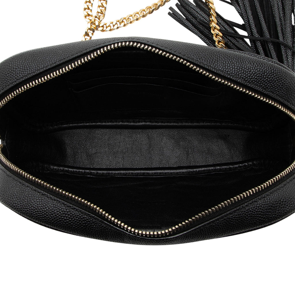Saint Laurent Matelasse Grain de Poudre Monogram Lou Mini Camera Bag
